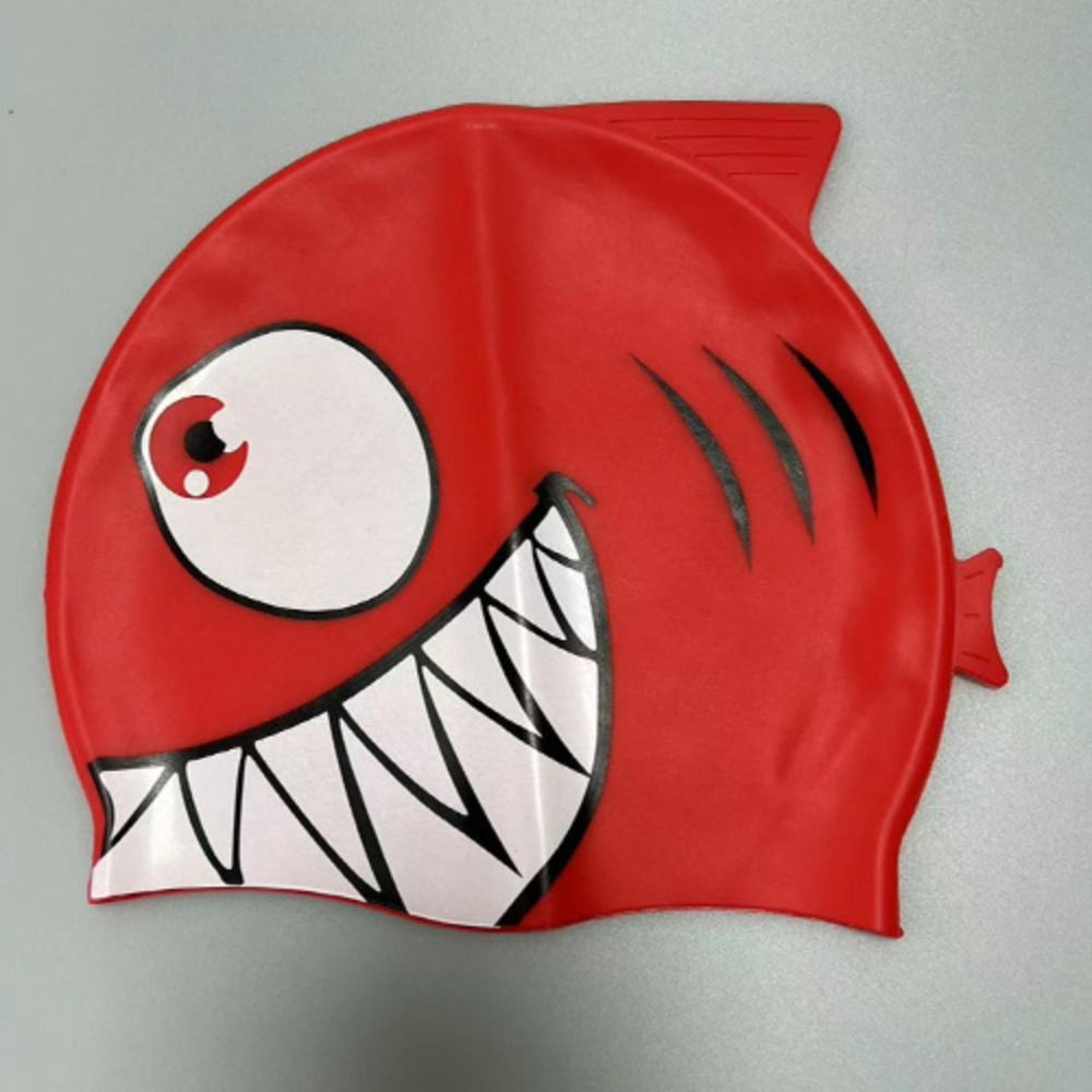 Waterproof Silicone Swimming Cap, Durable, Protect Ears, Unisex, Cartoon Shark Pool Cap for Children – view 12