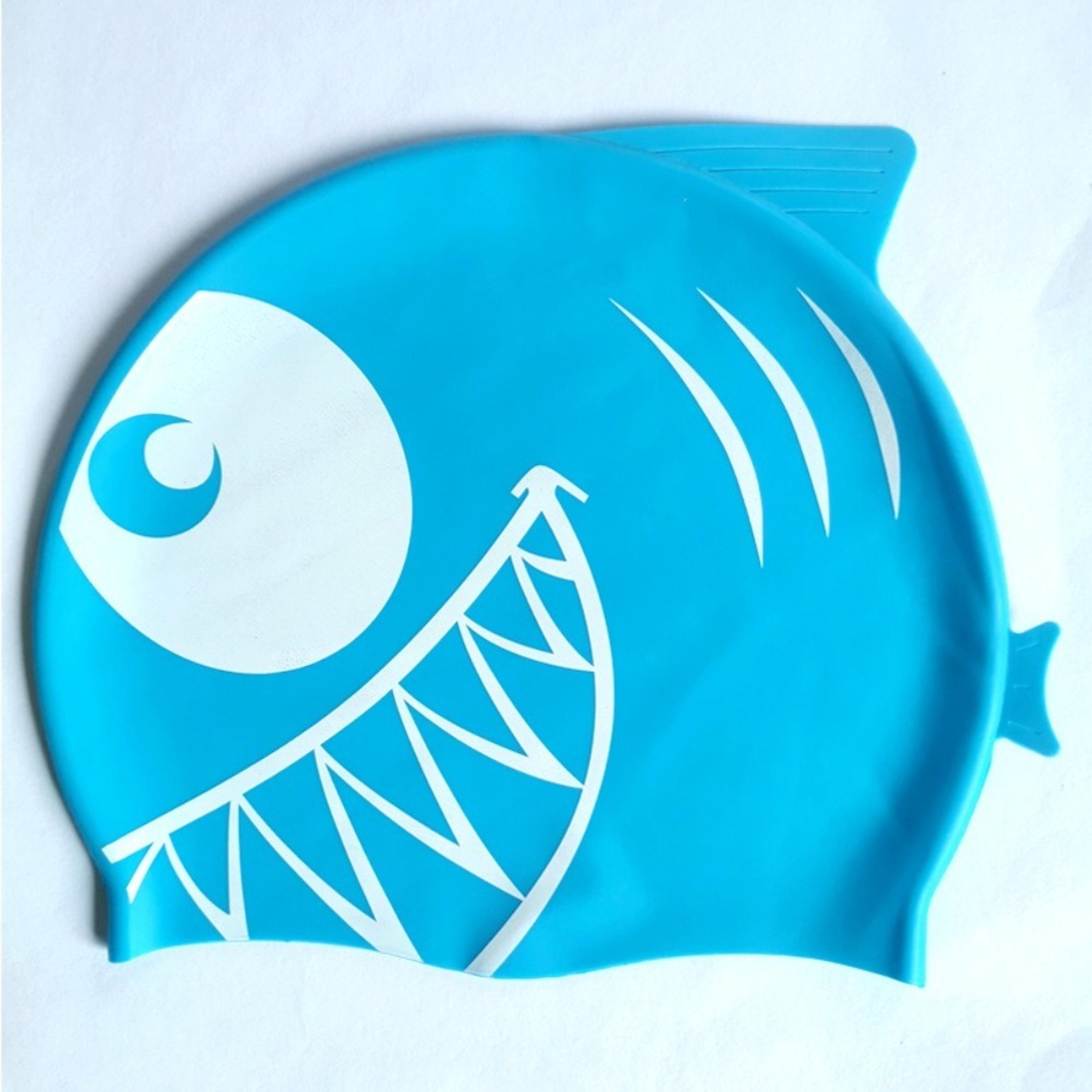 Waterproof Silicone Swimming Cap, Durable, Protect Ears, Unisex, Cartoon Shark Pool Cap for Children – view 13