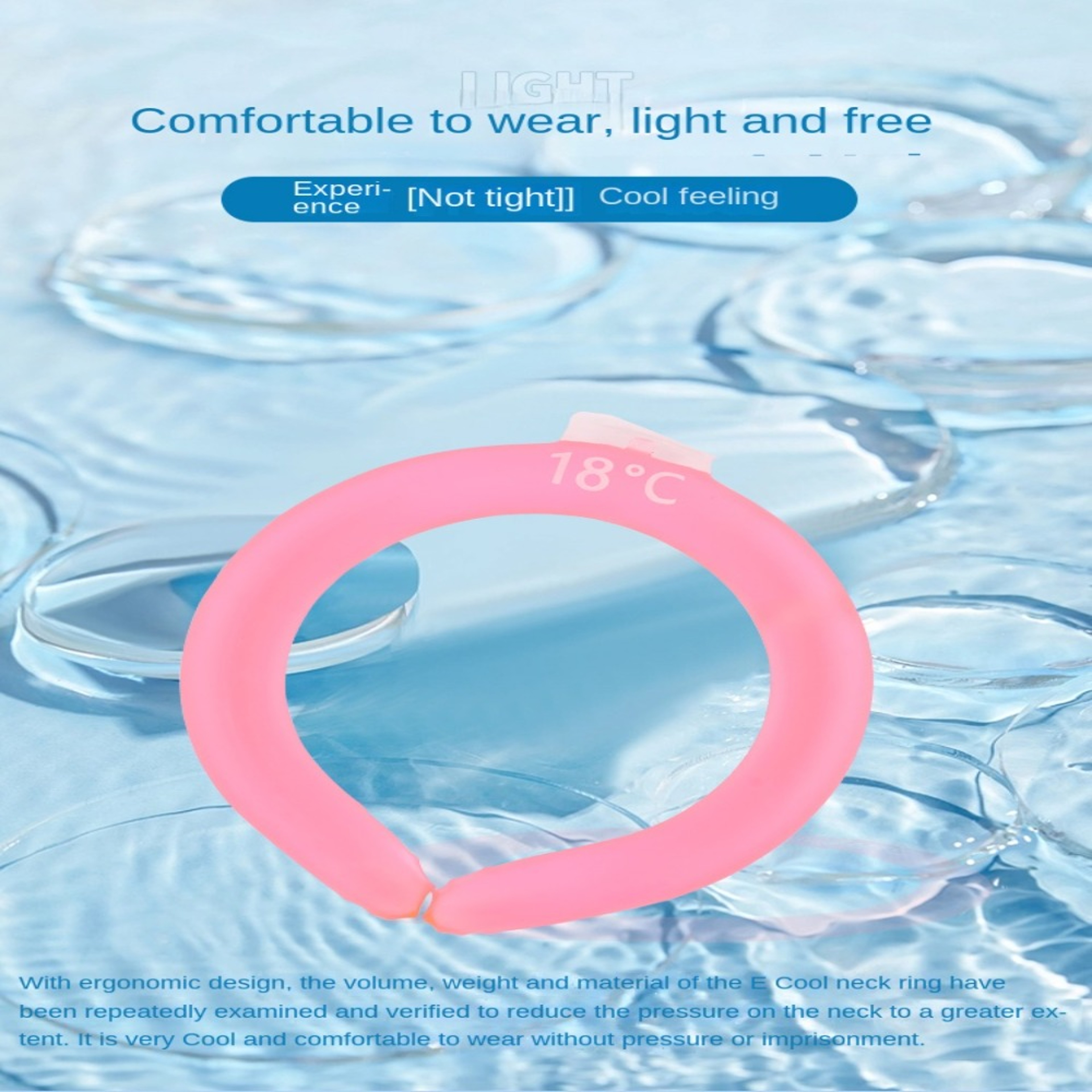 Cooling Neck Wraps, Reusable Ice Pack, Neck Cooler Gel Liquid Ice Maker – view 4