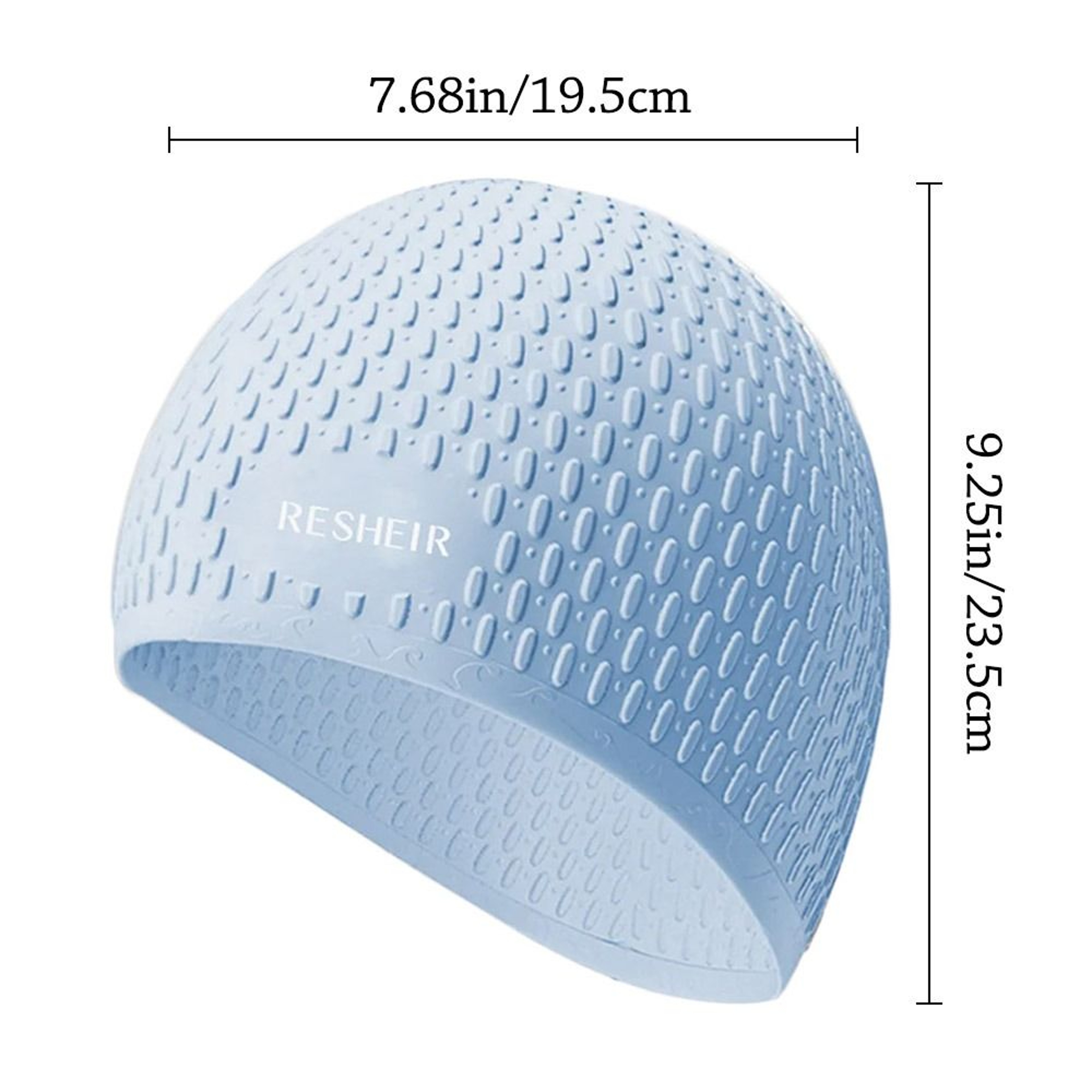 Silicone Swimming Hat for Adults, Waterproof Large Size, Cute Cartoon, Ear Protection Cap – view 6