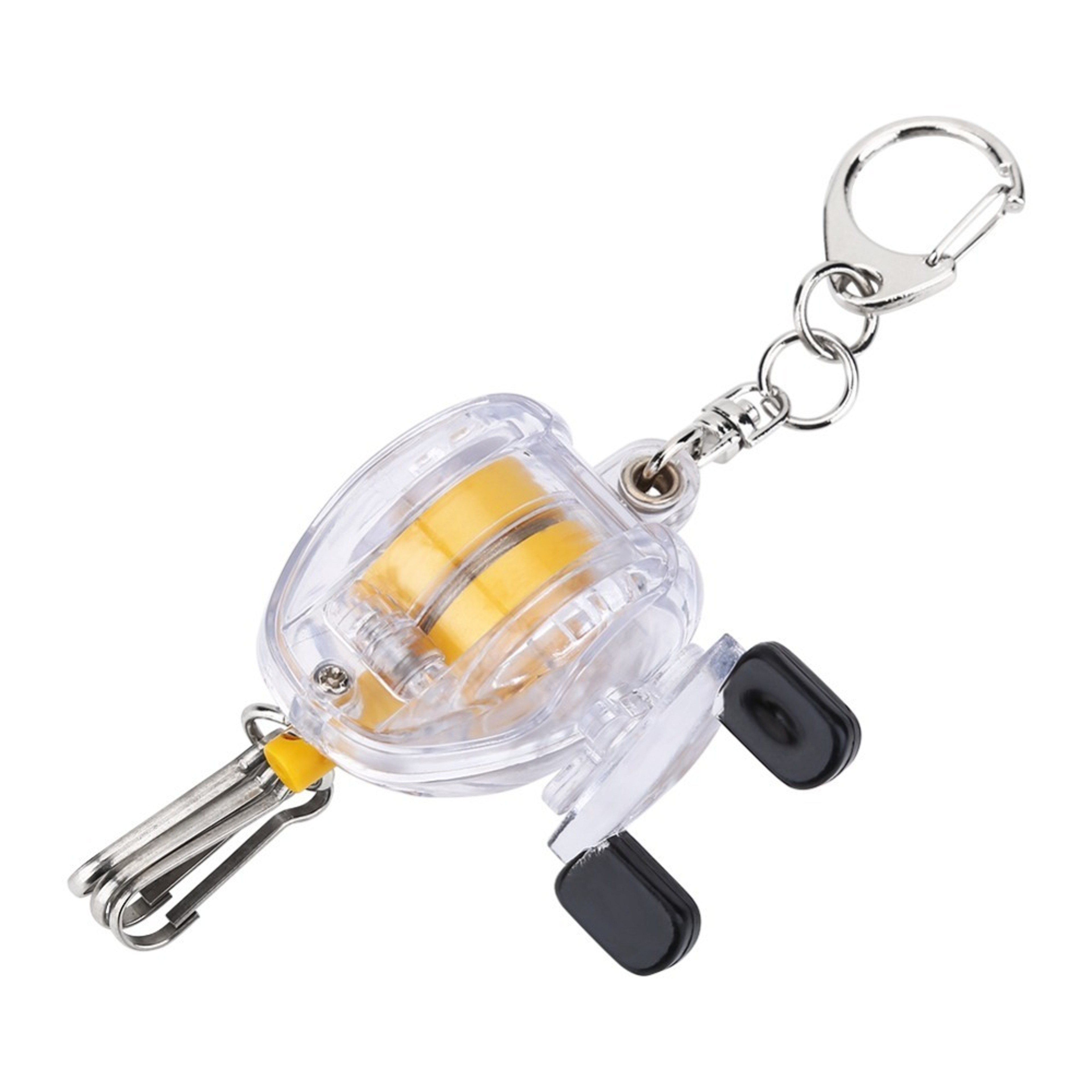 Fishing Key Chain with Steel Wire Reel, Telescopic Rope Key Ring for Outdoors – view 7