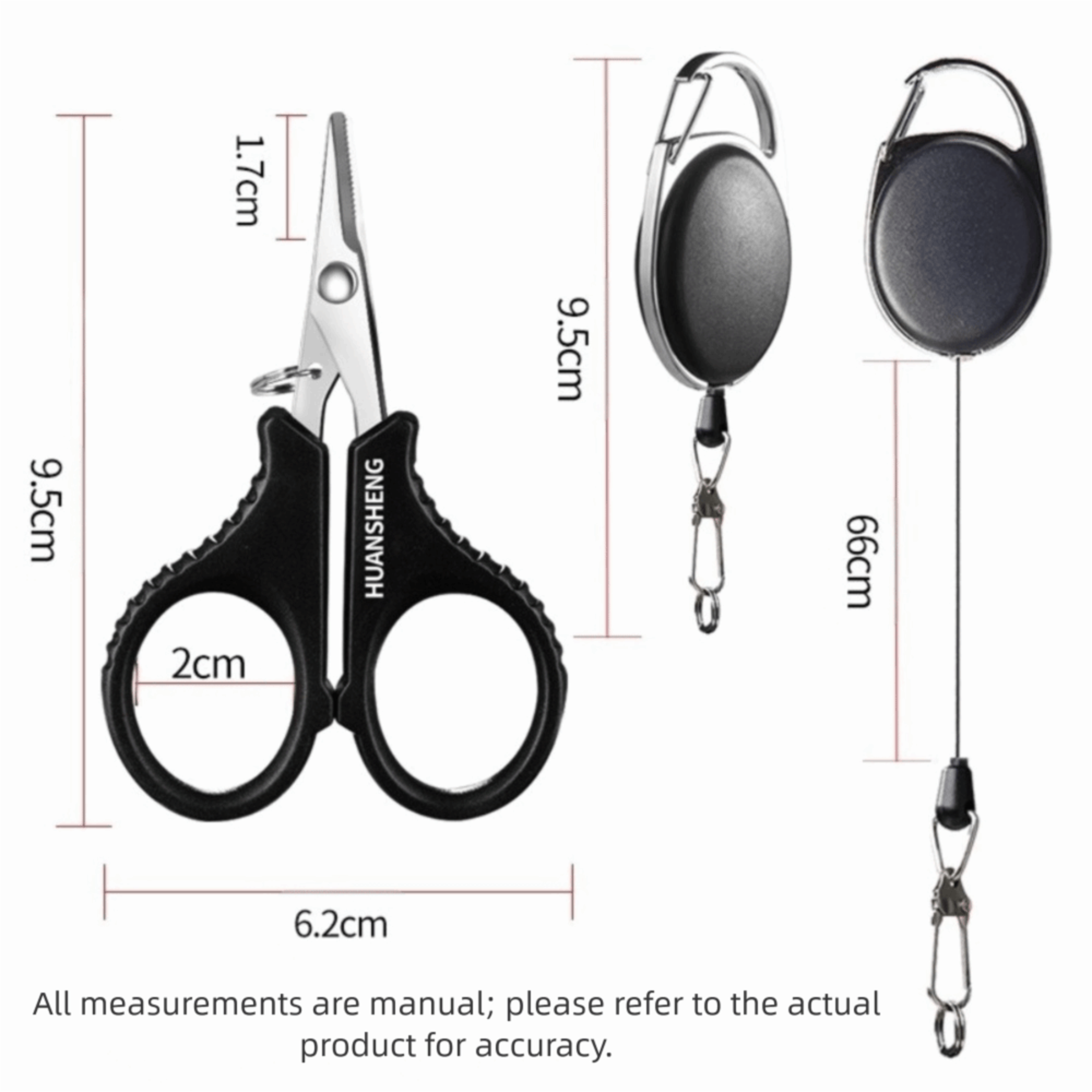 Fishing Scissors Set, Heavy-duty Line Cutter, Durable Stainless Steel Fishing Tackle for Carp Fishing – view 6
