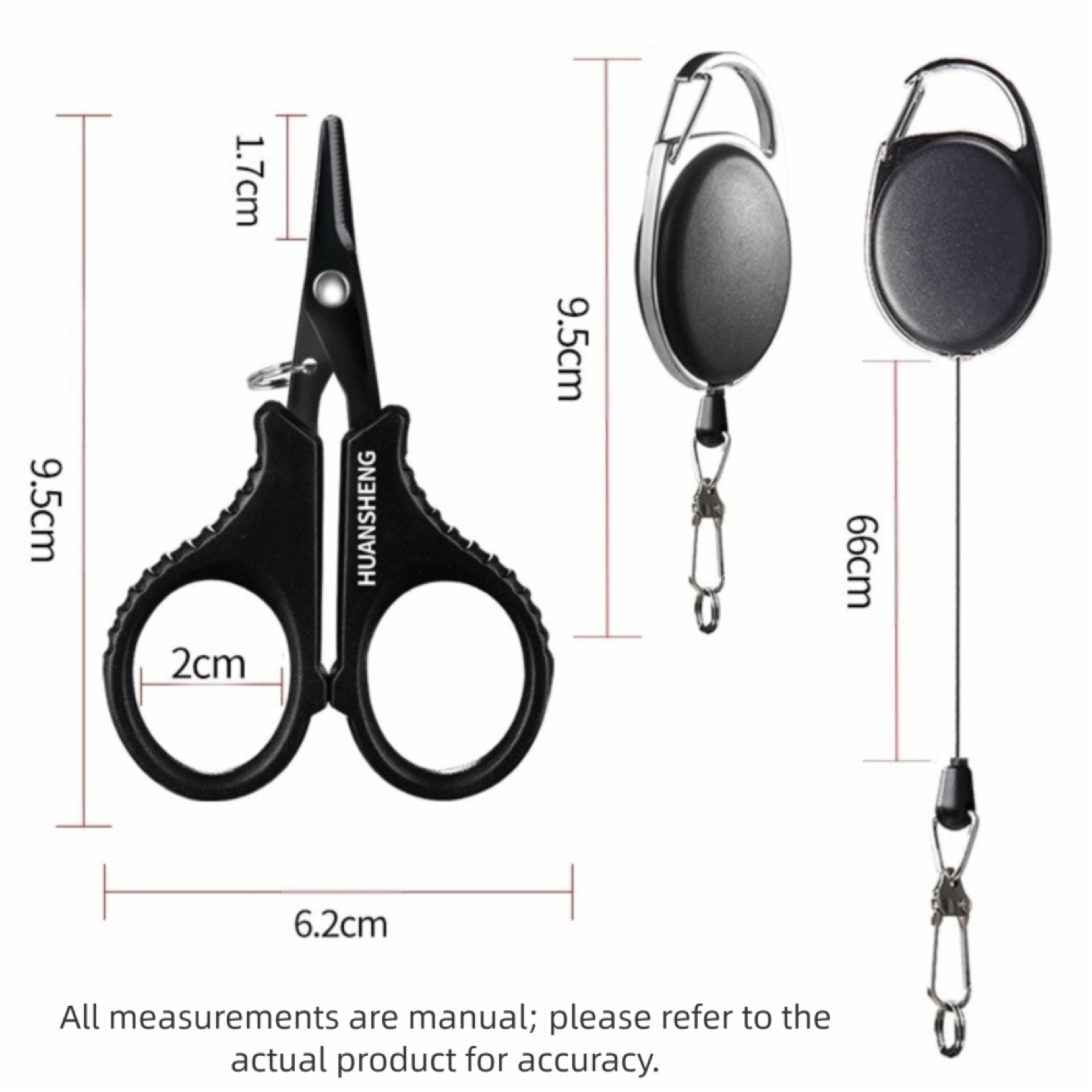 Fishing Scissors Set, Heavy-duty Line Cutter, Durable Stainless Steel Fishing Tackle for Carp Fishing – view 9