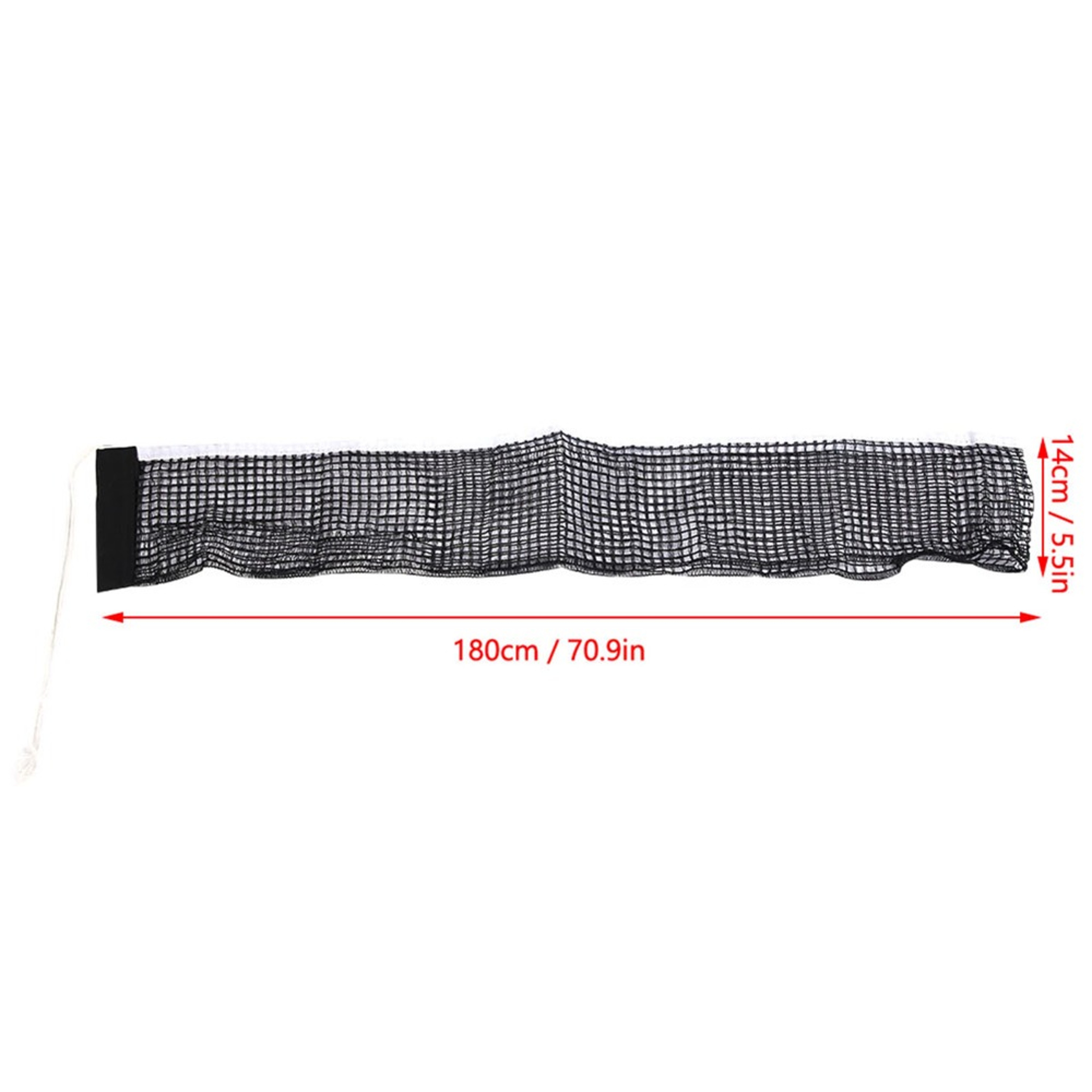 Premium Black Table Tennis Net Polyester Cotton - Ping Pong Accessory for Gym & School – view 6