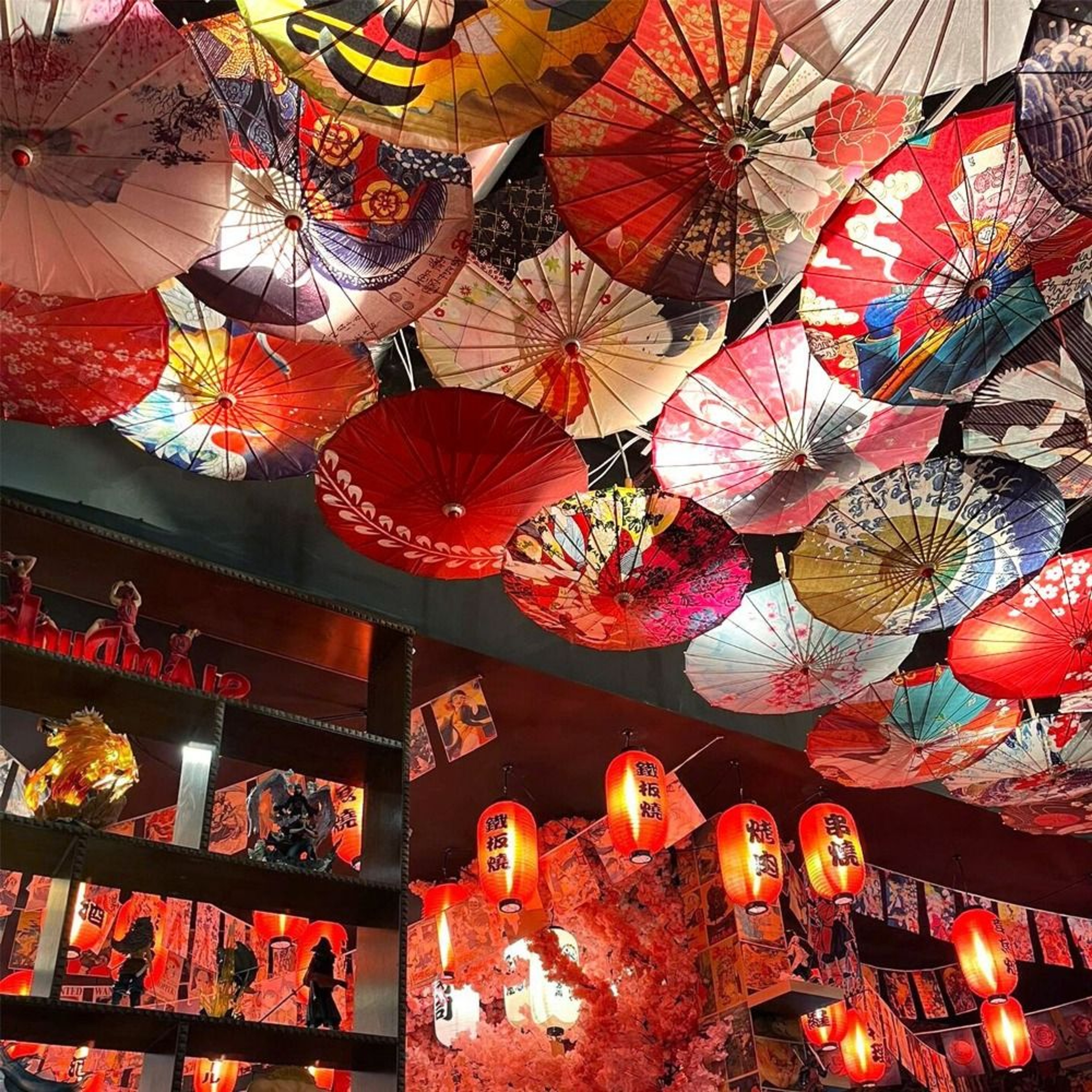 Colorful Antique Style Hanfu Oil Paper Umbrella for Cosplay & Dance – view 4
