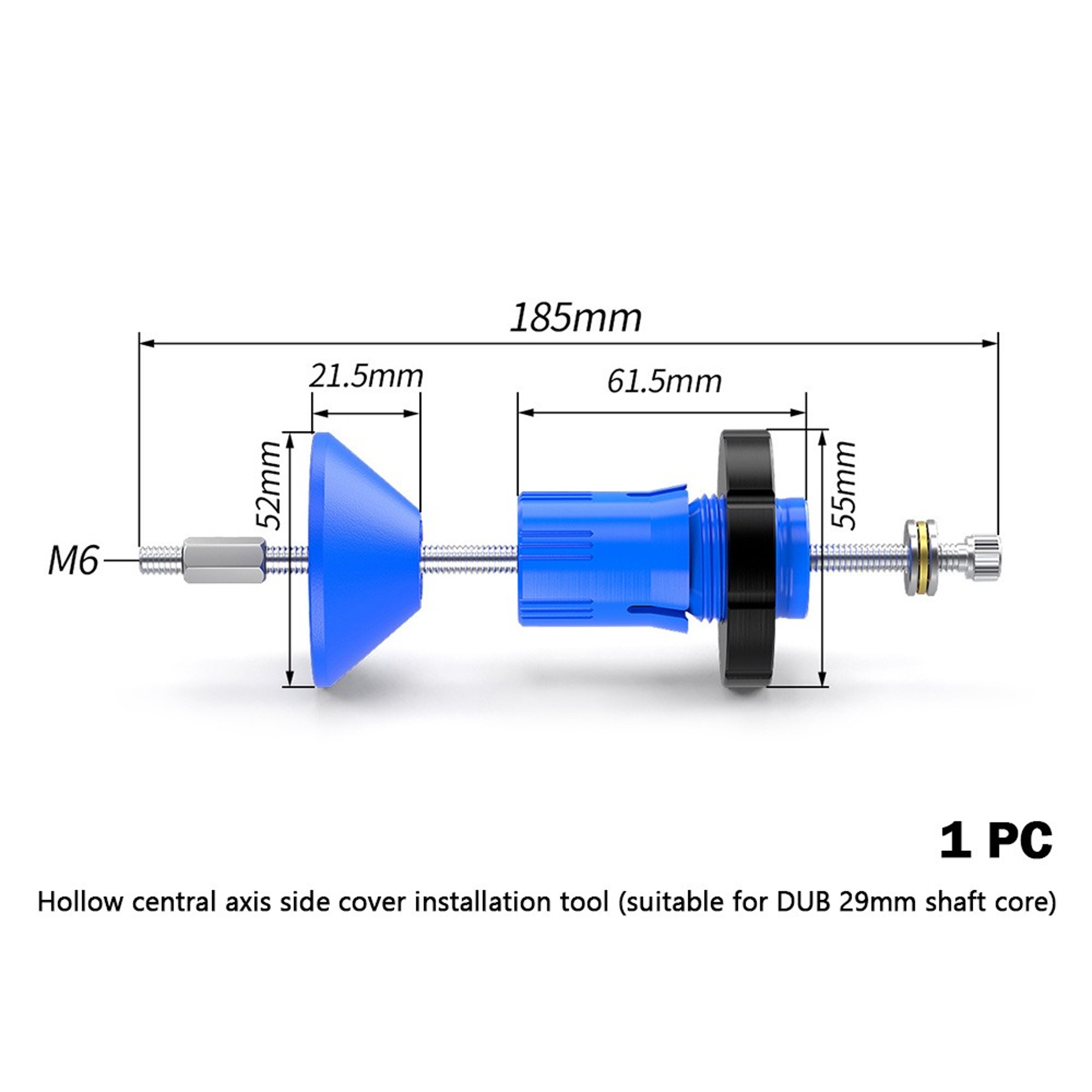 Integrated Dustproof Cover, Hollow Installation Tool for Bike Repair – view 7