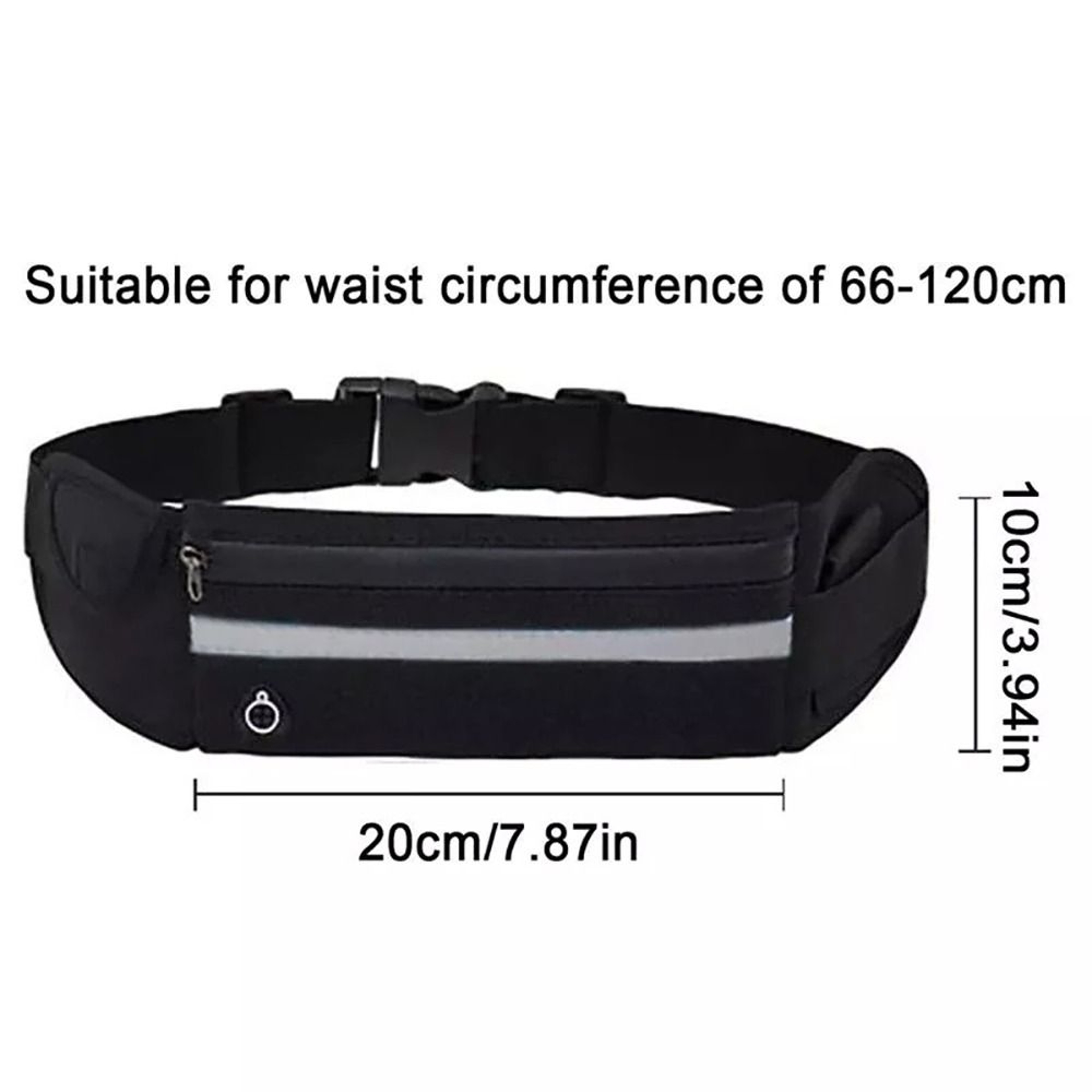 Waterproof Durable Running Waist Bag, Sports Fanny Pack for Gym, Cycling Belt Bag – view 6