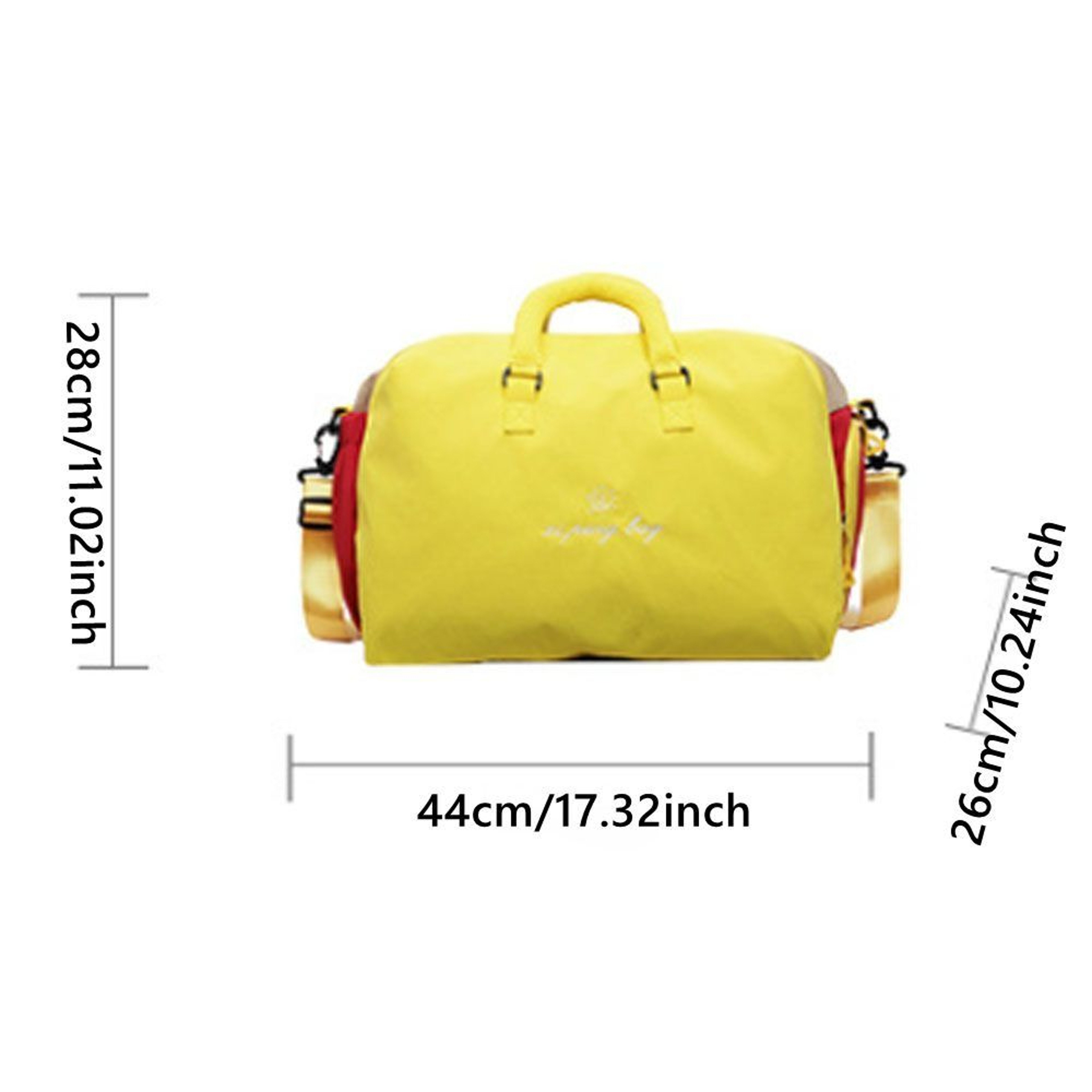 Travel Duffle Bag for Sports, Large Capacity Gym Bag with Shoes Compartment for Autumn Winter – view 6