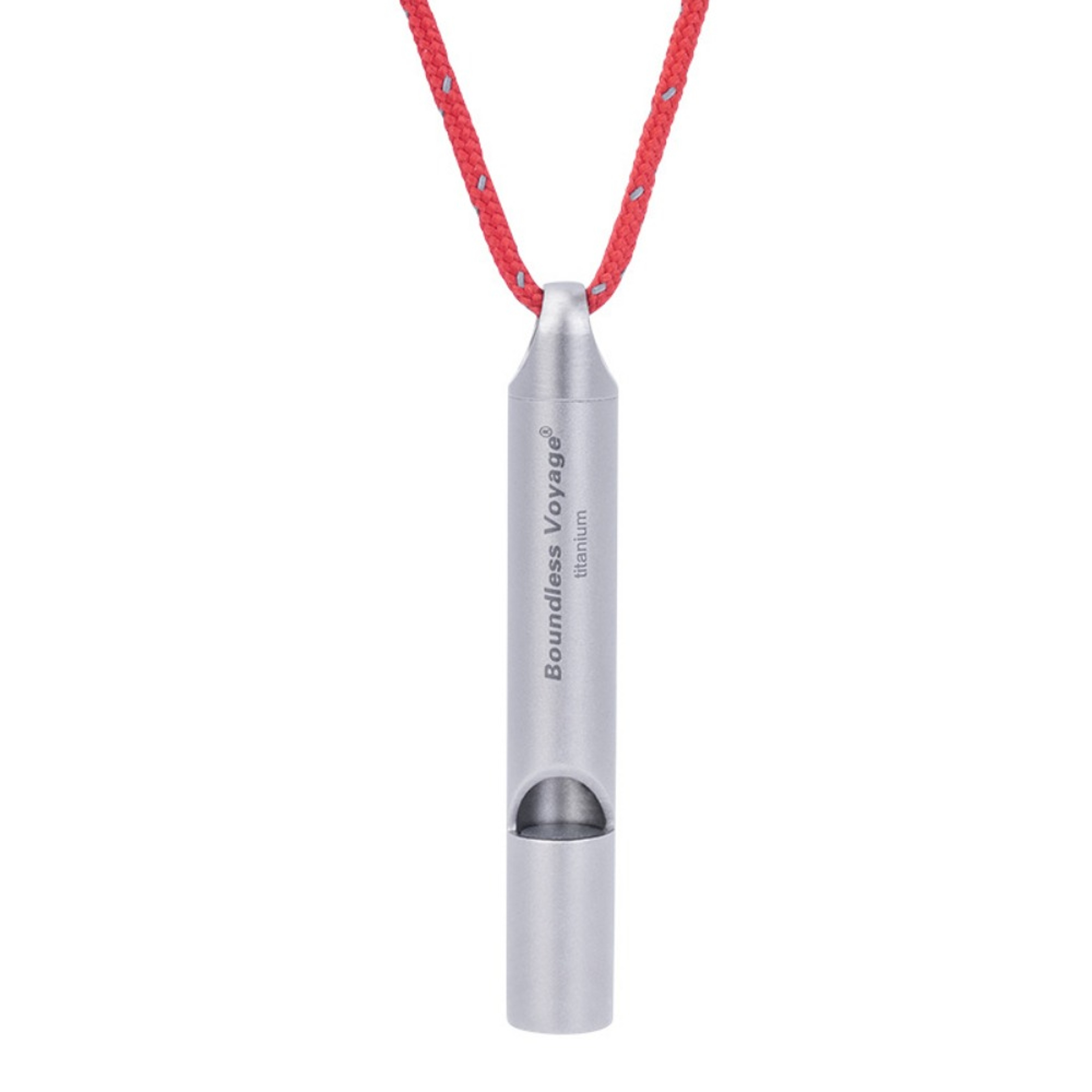 Mini Titanium Whistle, Portable Loud Lightweight Outdoor EDC Tool for Camping and Hiking – view 12