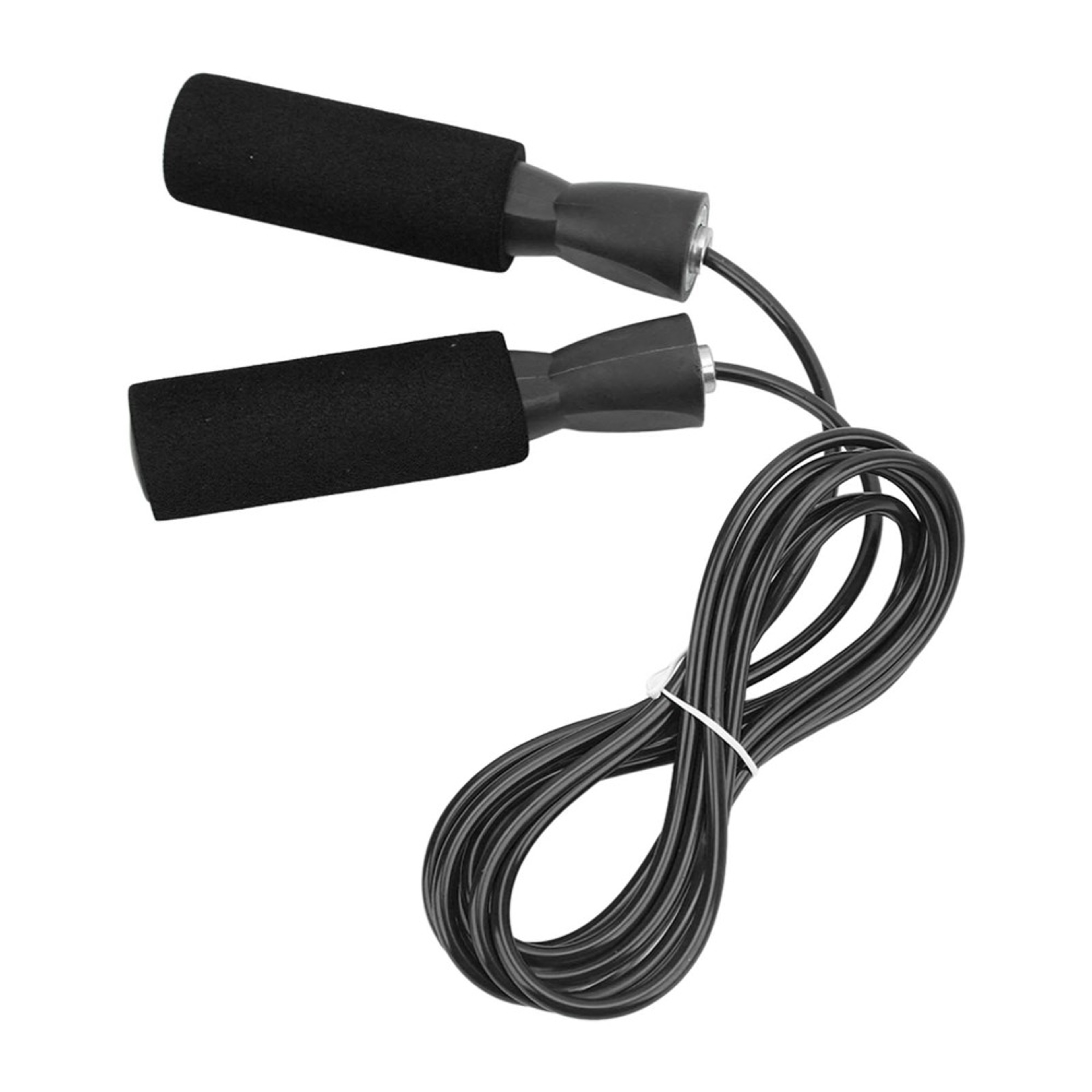 Steel Wire Speed Jumping Rope with Double Bearings and Comfortable Foam Handles for Effective Weighted Workouts – view 1