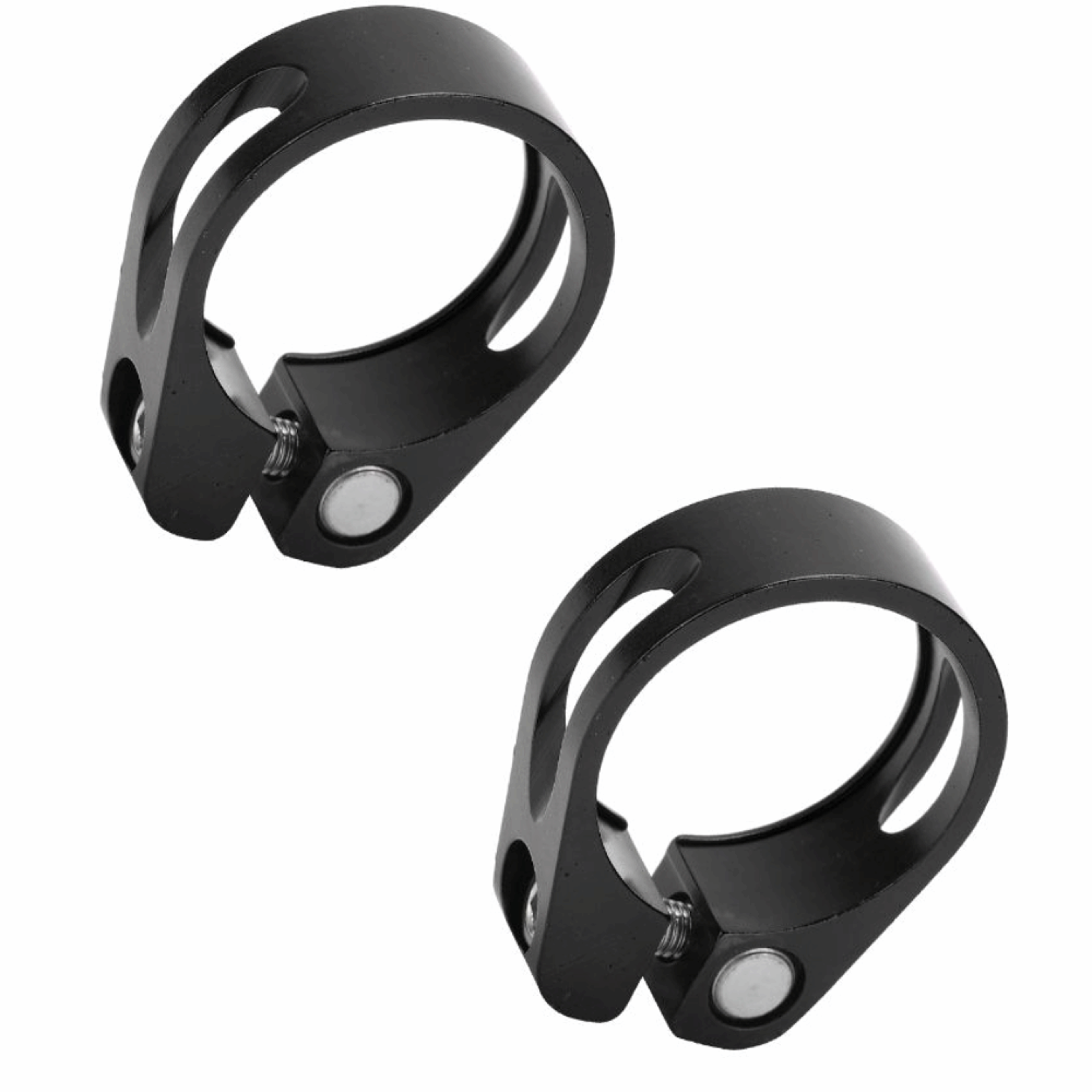 Black Lightweight Seat Post Clamp, Aluminum Alloy Bike Clip, Bike Accessories – view 7