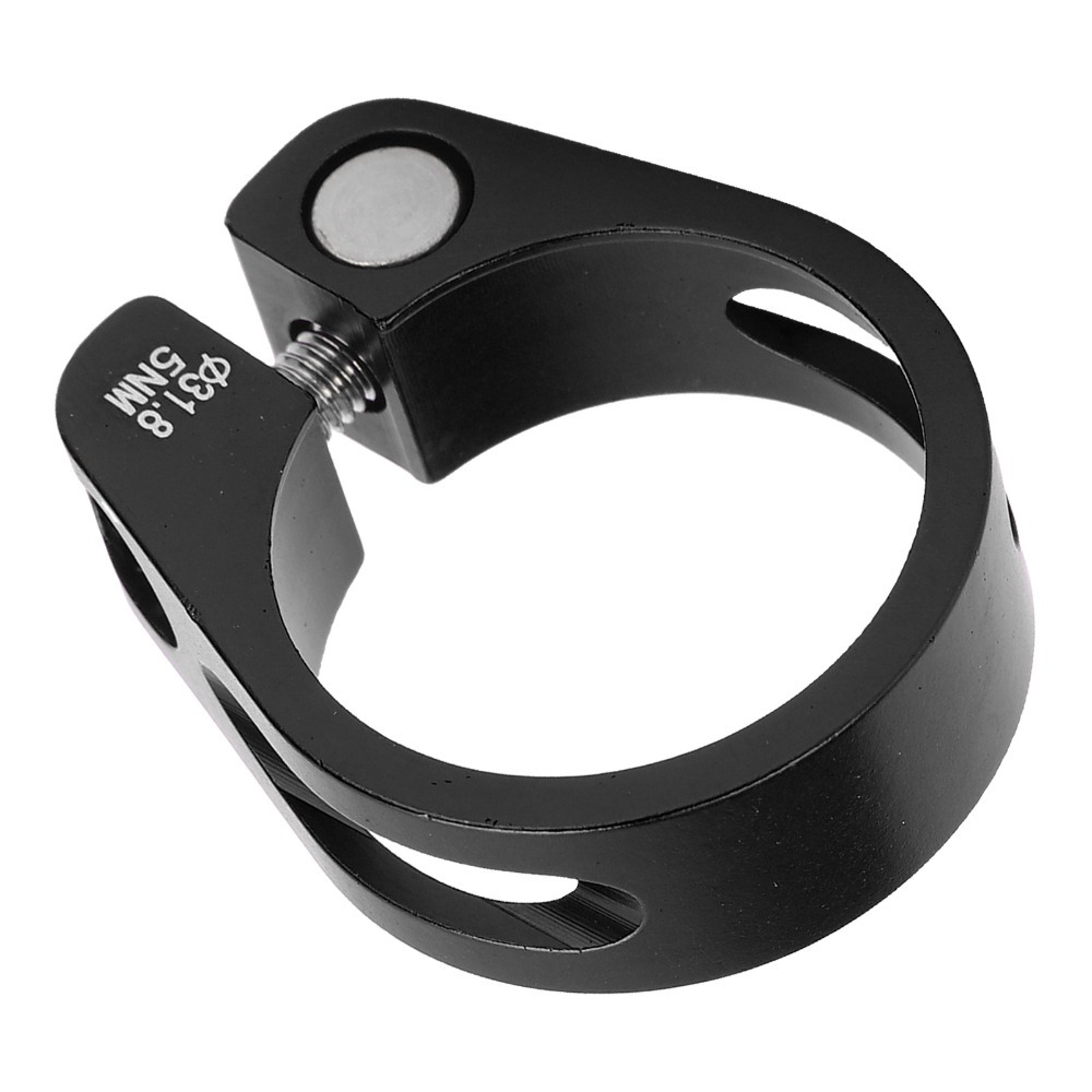 Black Lightweight Seat Post Clamp, Aluminum Alloy Bike Clip, Bike Accessories – view 6
