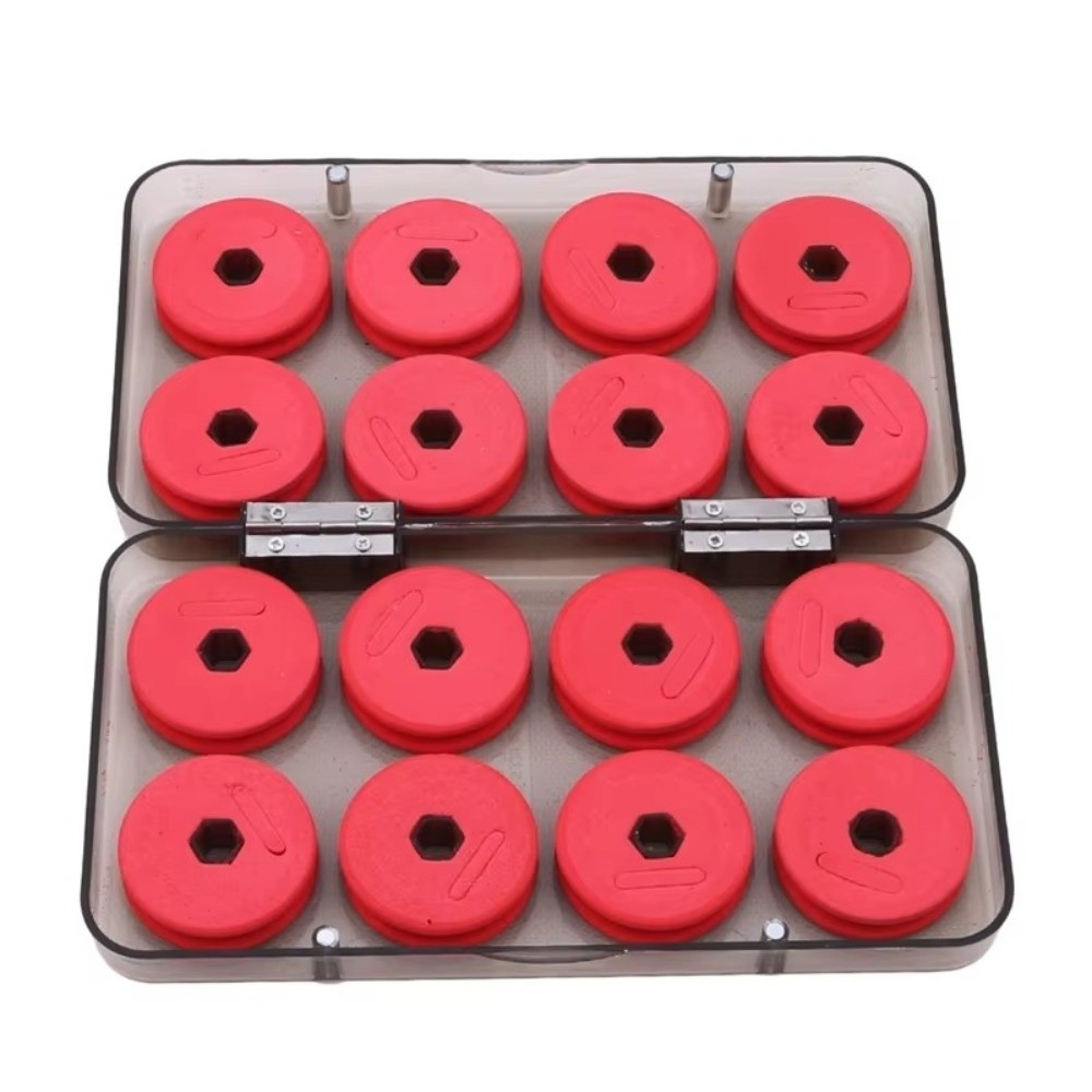 Fishing Tackle Box, ABS Foam Spools Line Board, Lure Hook Rig Shaft Storage – view 1