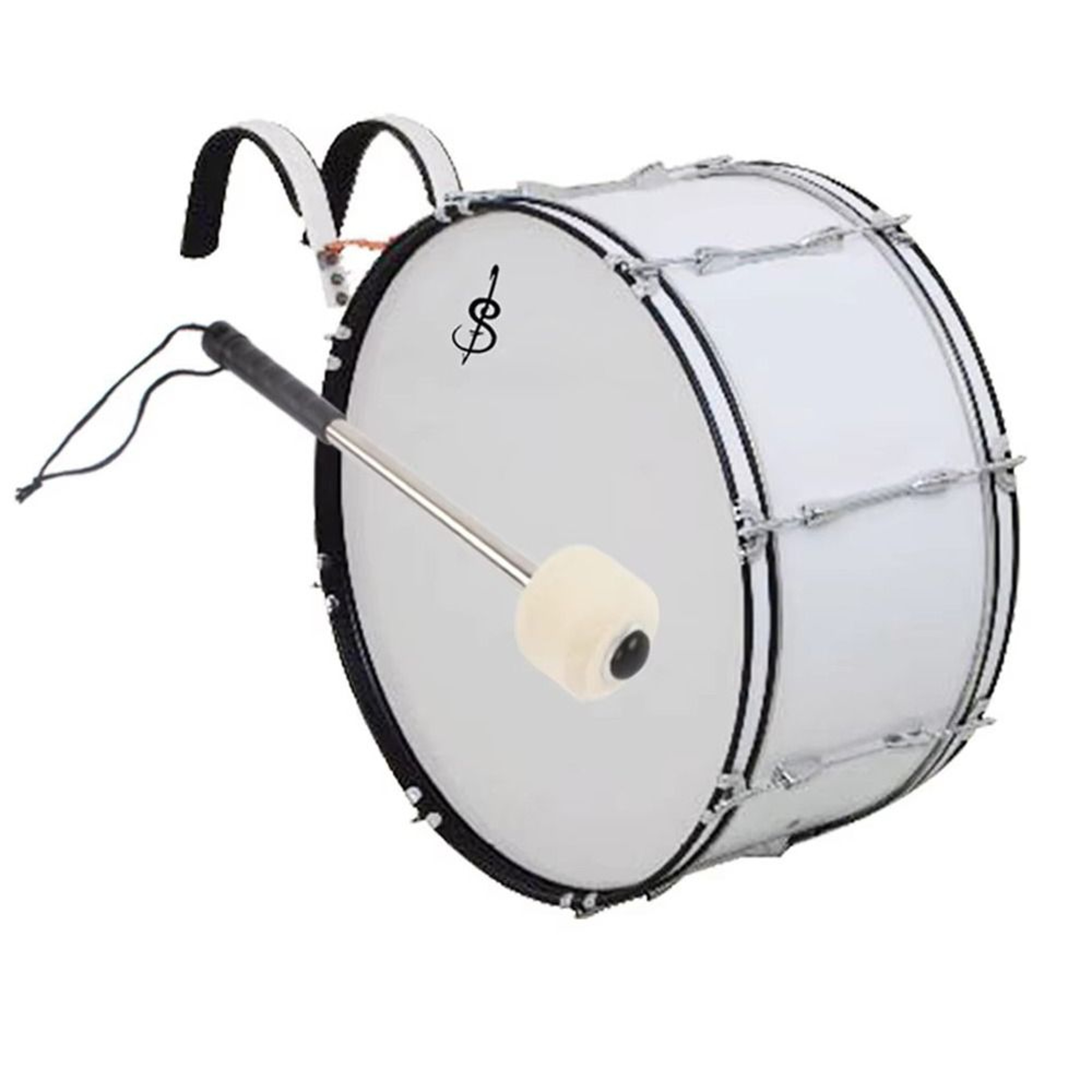 Marching Bass Drum Stick Mallet with Rope, Timpani Metal Drum Sticks, Professional Musical Instrument Accessories – view 4