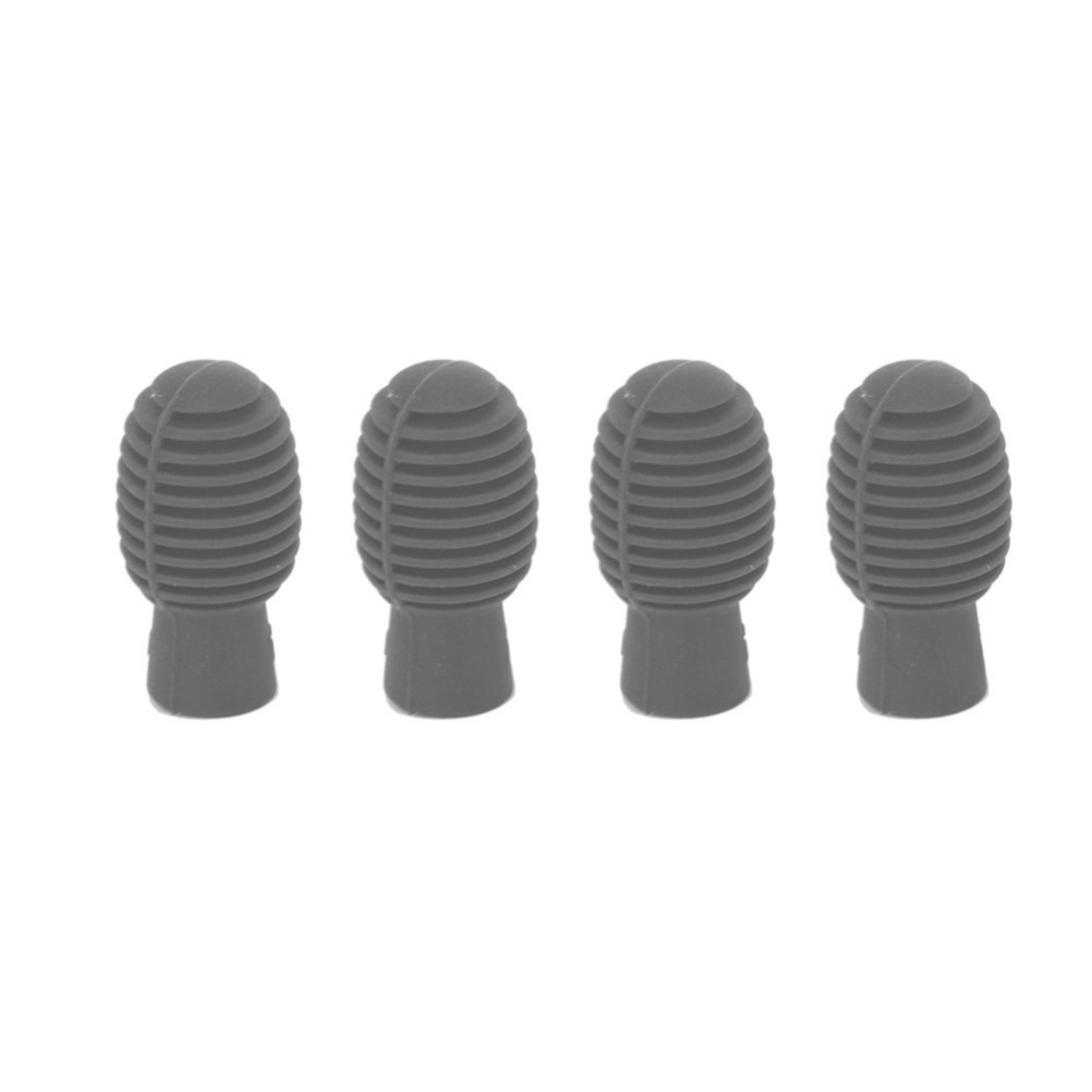 Portable Silicone Mute Drumstick, Silicone Drum Stick Practice Tip, Silent Practice Dampener Orange/Grey – view 8