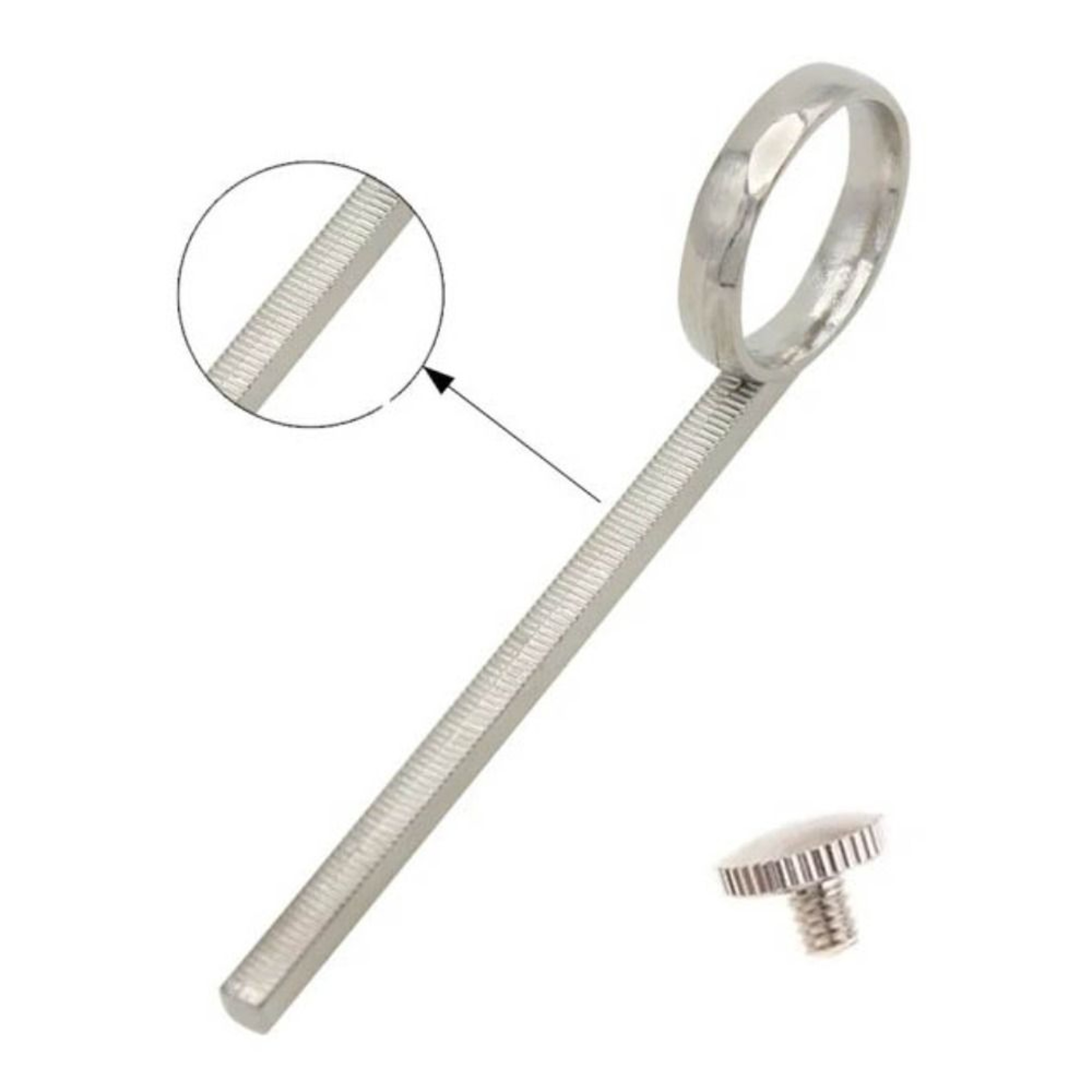 Adjustable Slide Ring Finger Hand Ring Replacement Pull Ring for Trumpet and Cornet – view 4