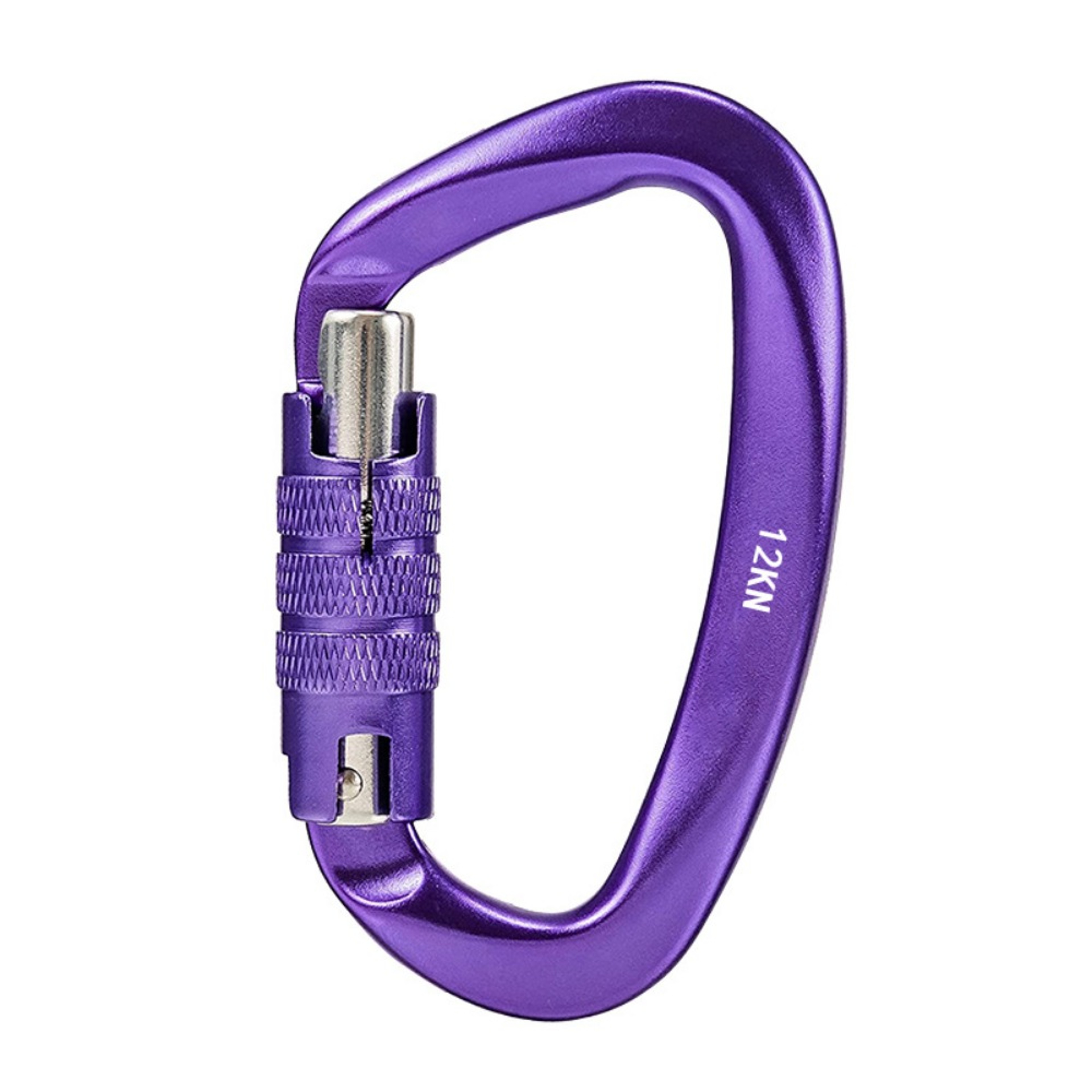 Multicolors Aluminum Carabiner, Professional Safety Lock D Shape Key Hooks for Climbing – view 13