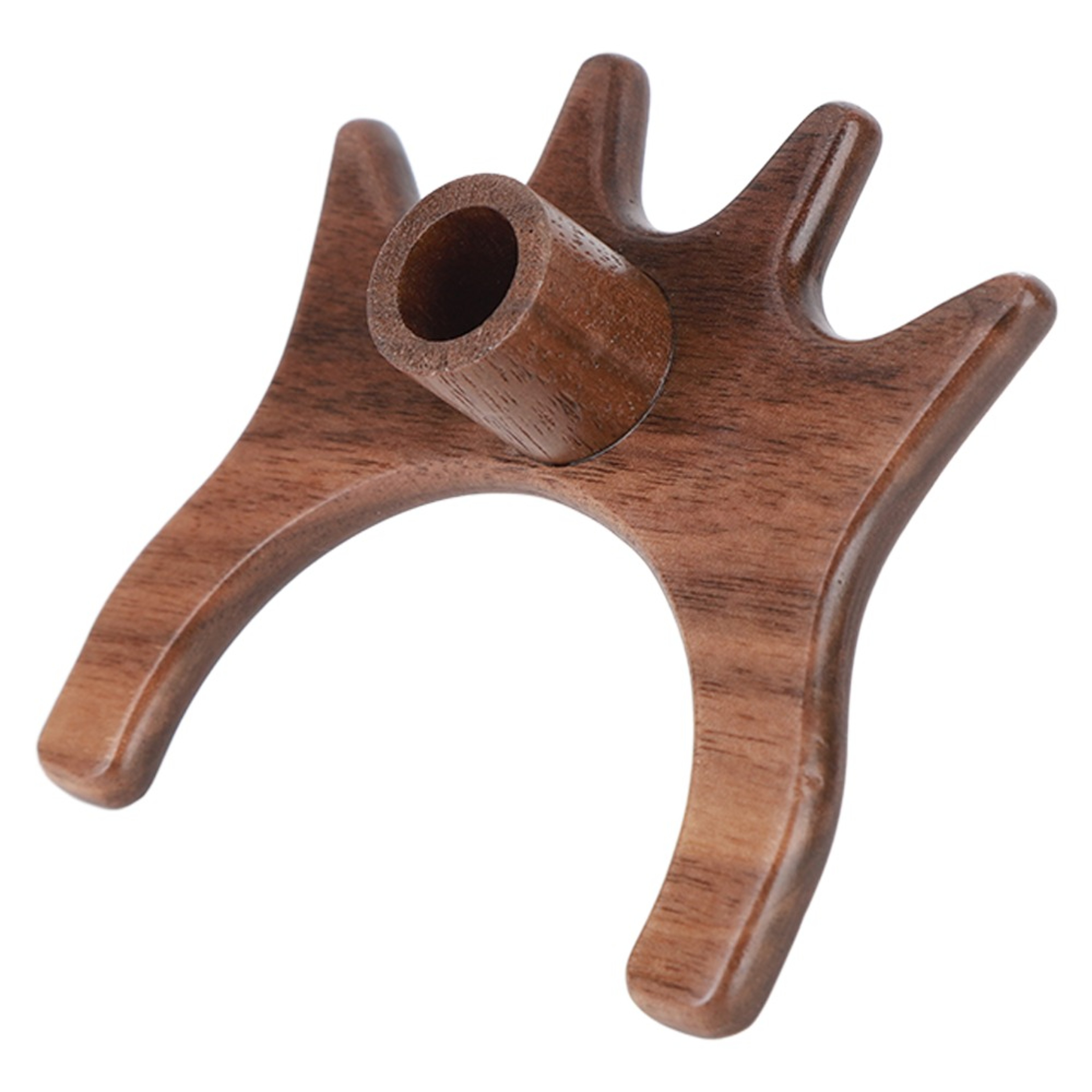 Billiards Cue Stick Accessory, High Fork Walnut Wood, Wooden Pool Cue Bridge Head – view 4