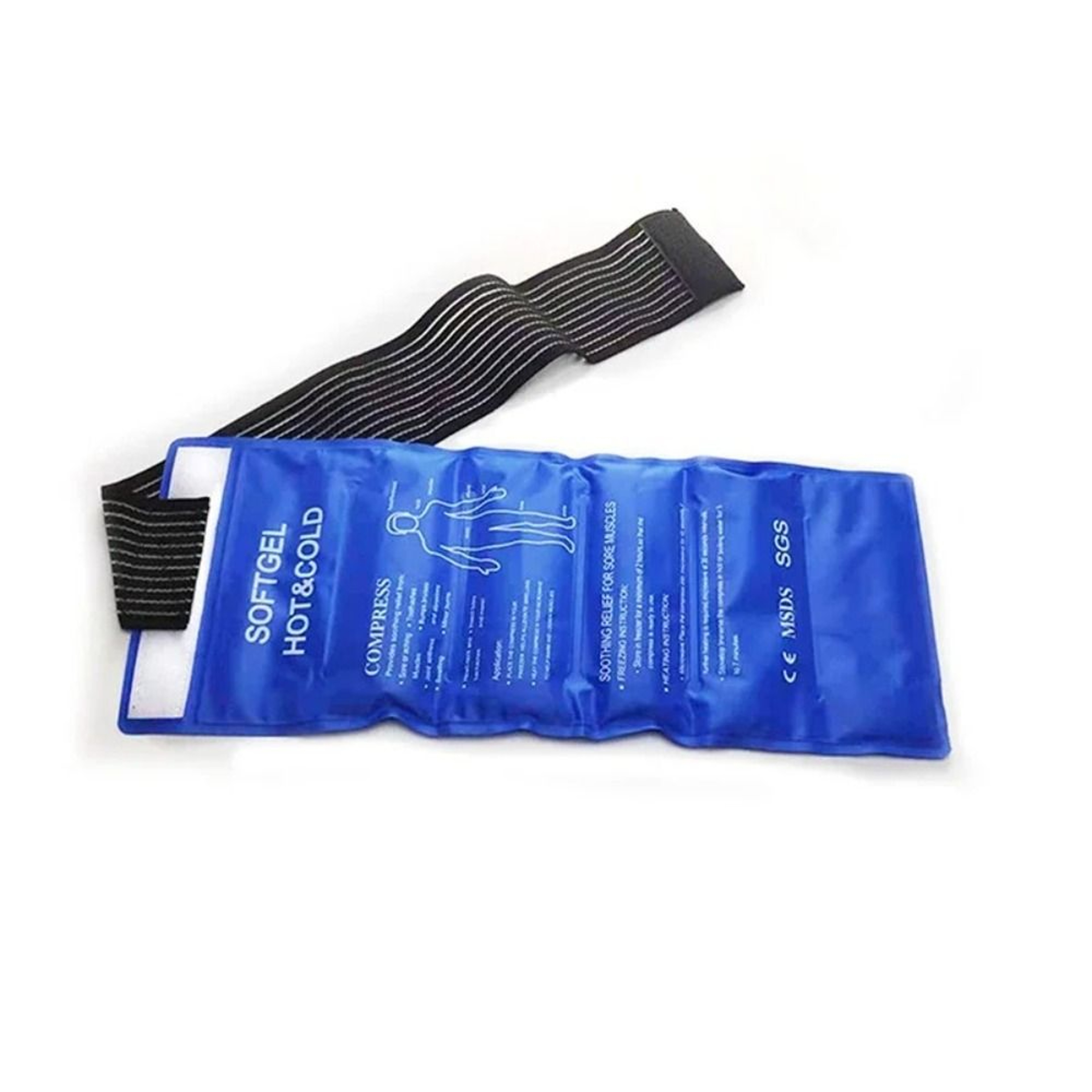 Multipurpose Gel Ice Cold Packs, New Reusable Hot Cold Gel Pack, Blue Cooling Mat for Muscle Pain – view 4