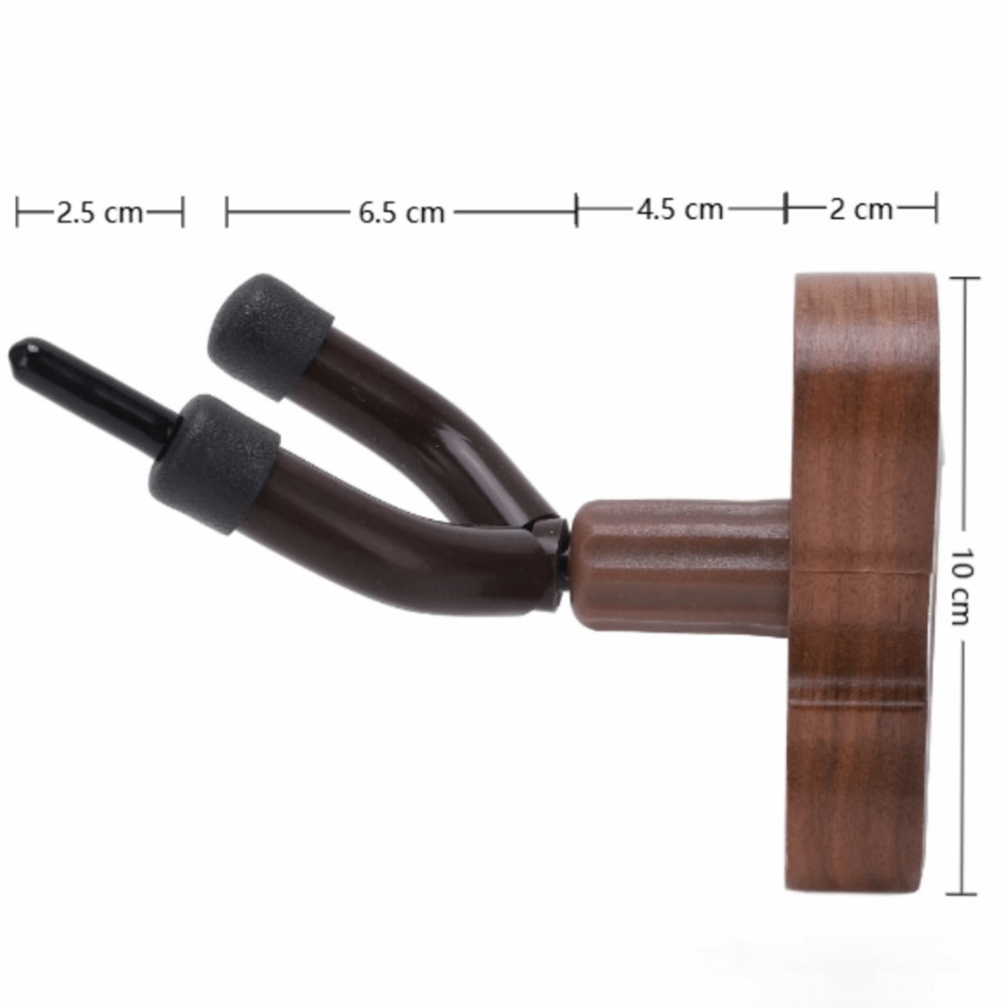 Violin Hanger, Wood Violin Wall Mount, Violin Shaped Storage & Display, Bow Holder With Hook – view 6