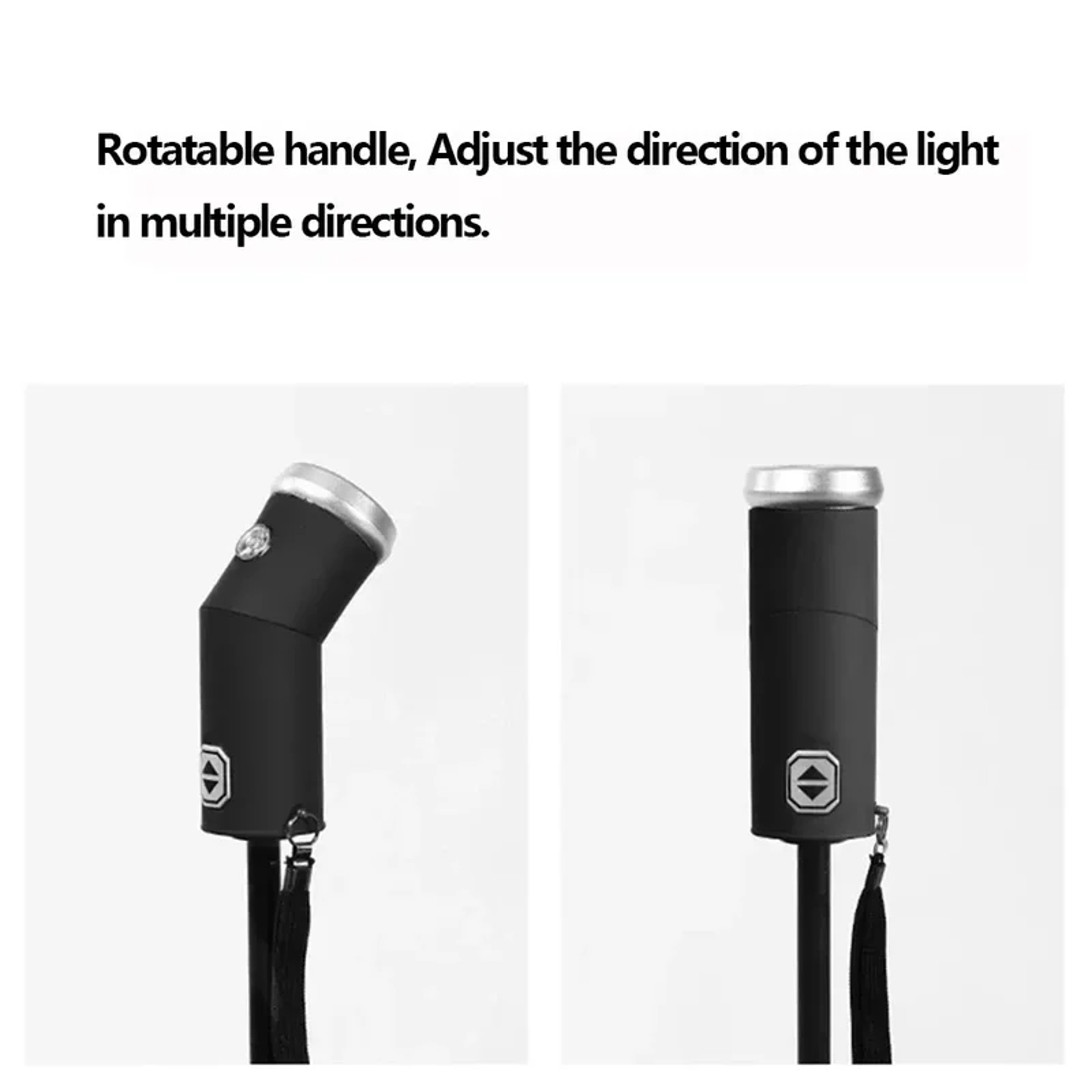 Folding Waterproof Umbrella With LED Flashlight, Fully Automatic Sun Protection, UV Sunshade Rainproof Wind Resistance – view 6