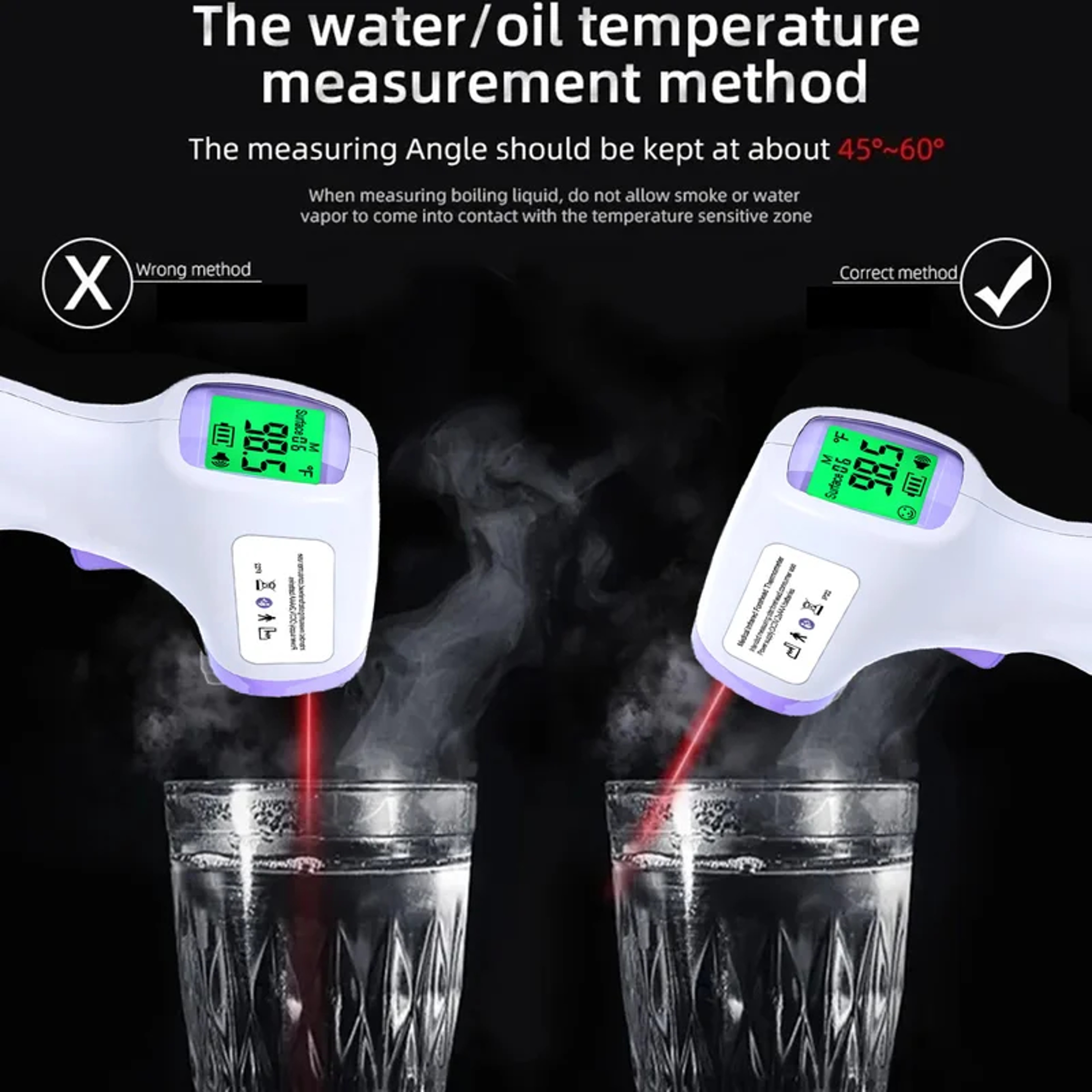 Reliable non-medical thermometer, fast temperature measurement, ideal for home use – view 2