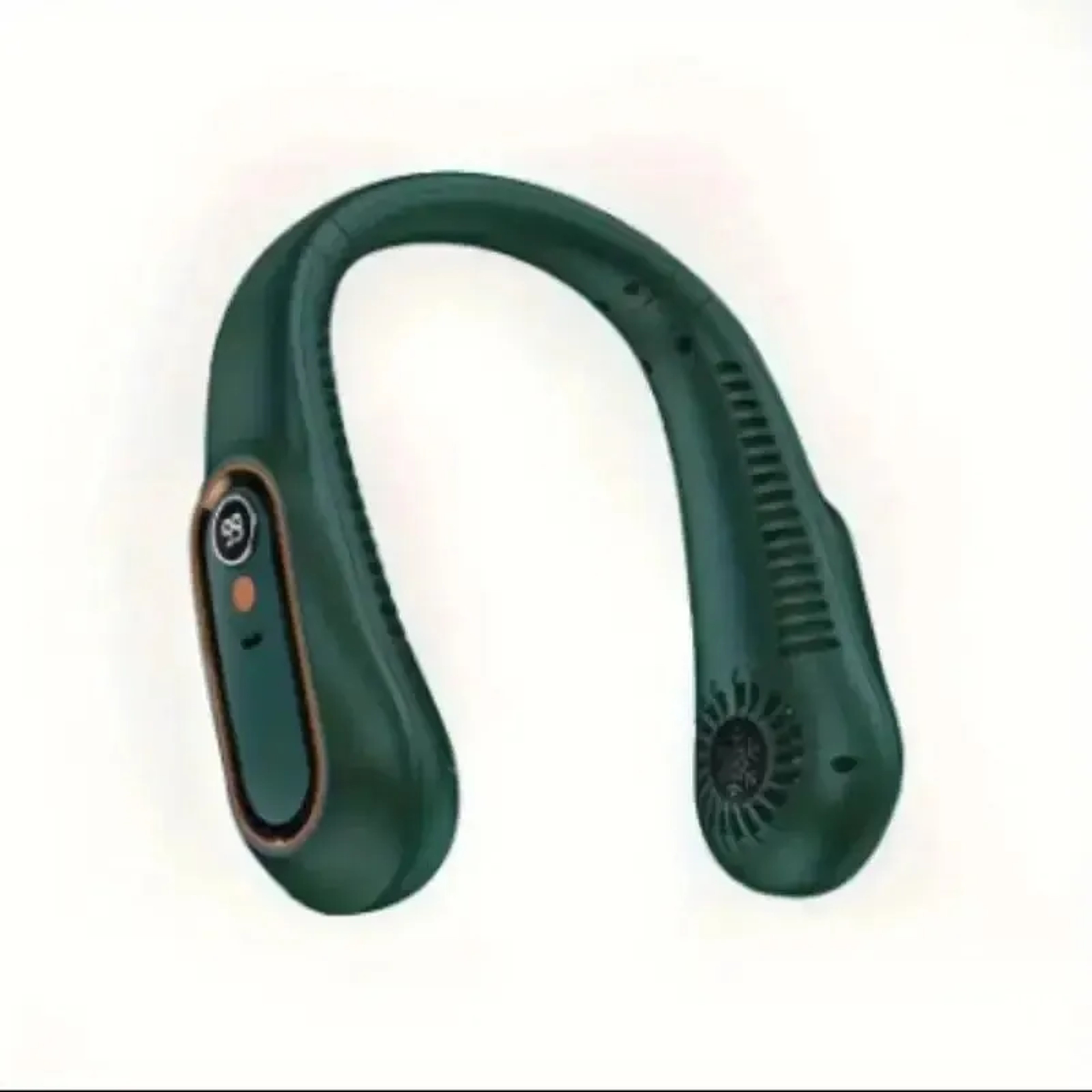 Portable Vaneless Hanging Neck Fan With USB Cooler Digital Display Adjustable Speeds And Bladeless  7