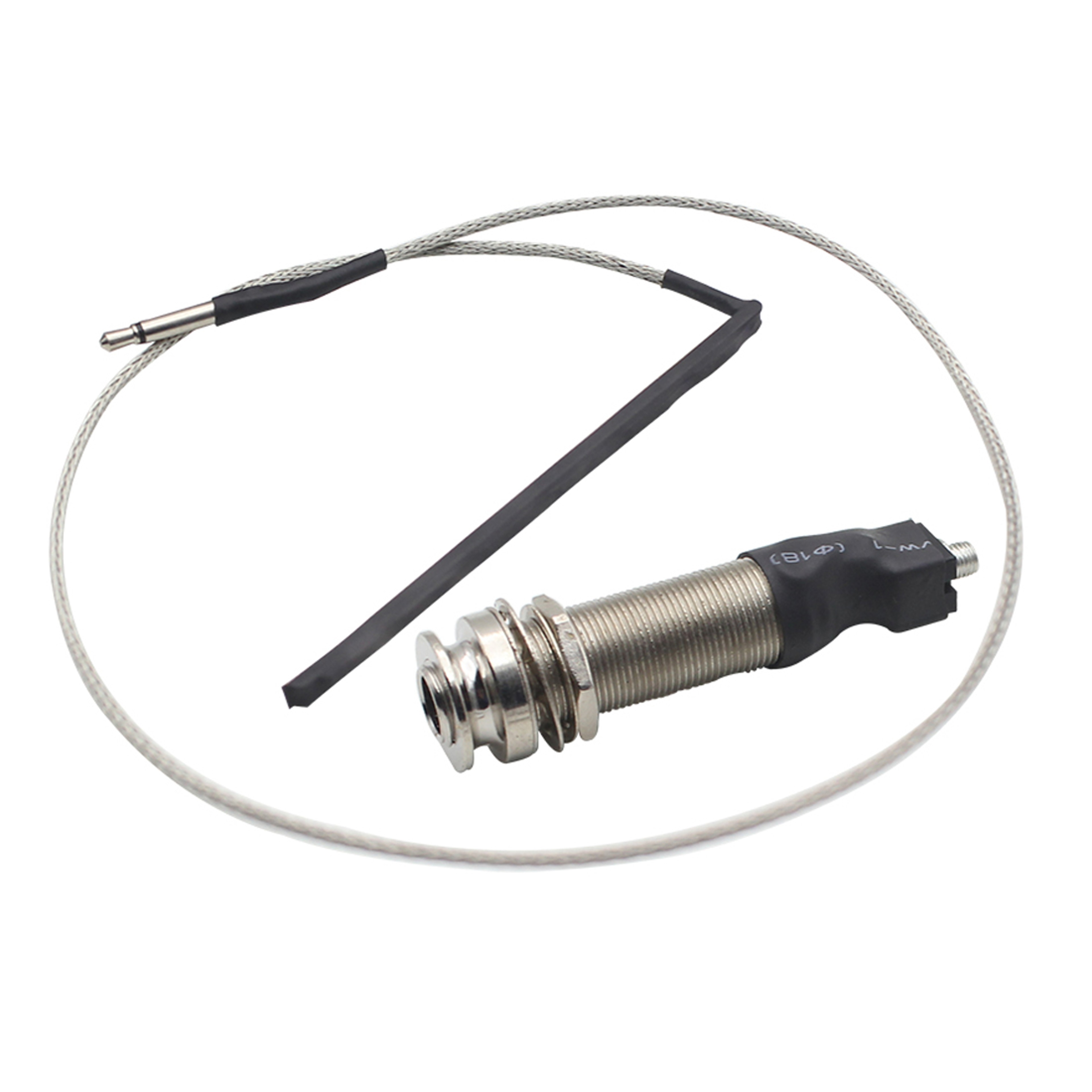 Ukulele Cylinder Acoustic Pickup Accessories, Portable Guitar Endpin Preamp Pickup, Bridge Saddle EQ Piezo Jack Socket – view 1