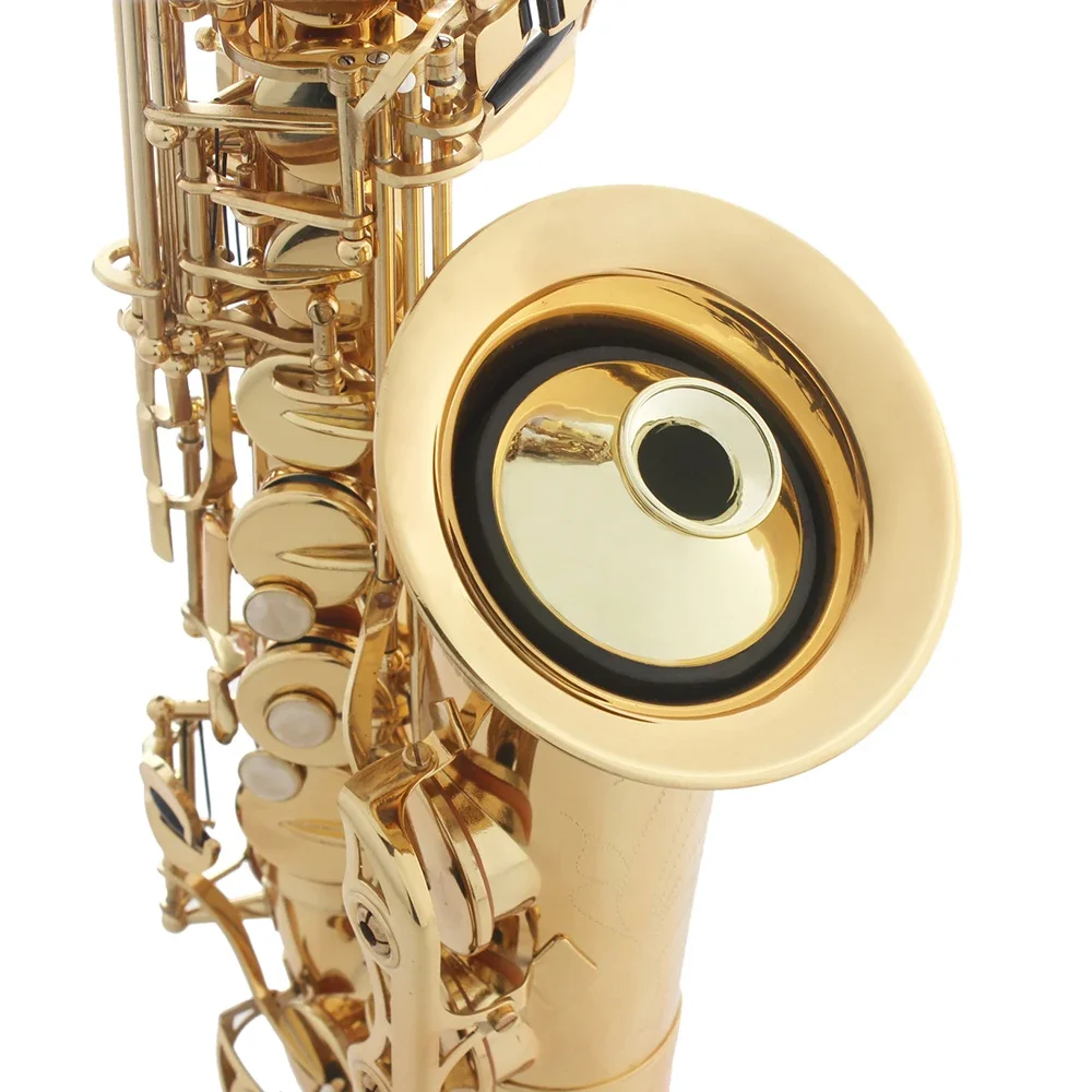 LightWeight ABS Saxophone Silencer Round Mute Dampener For Alto Saxophone Beginners Parts Accessori 0