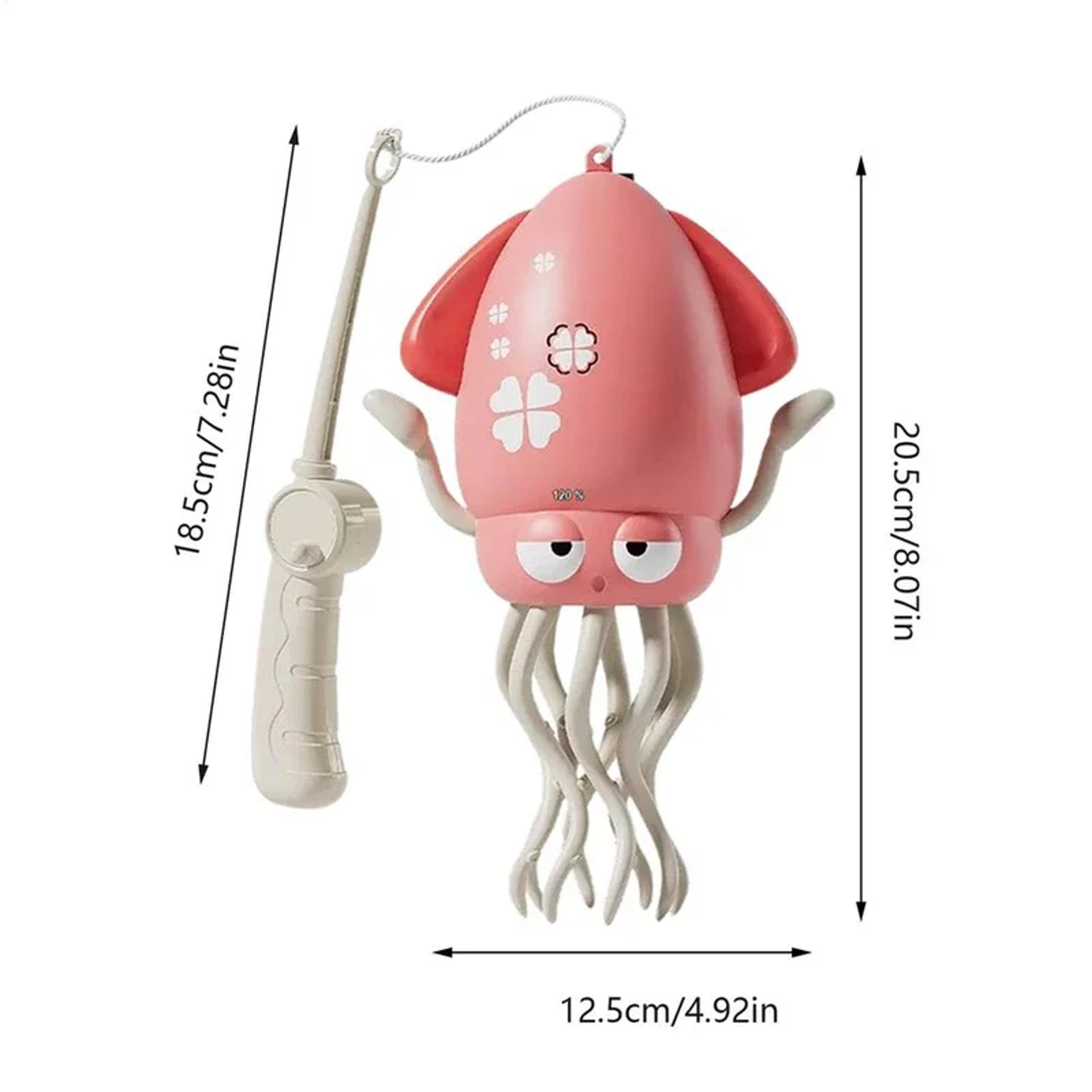 Interactive Toy Gifts, Dancing Squid, Music and Light Electronic Pet, Auto-Sensing Obstacle, Rechargeable Ornament – view 7