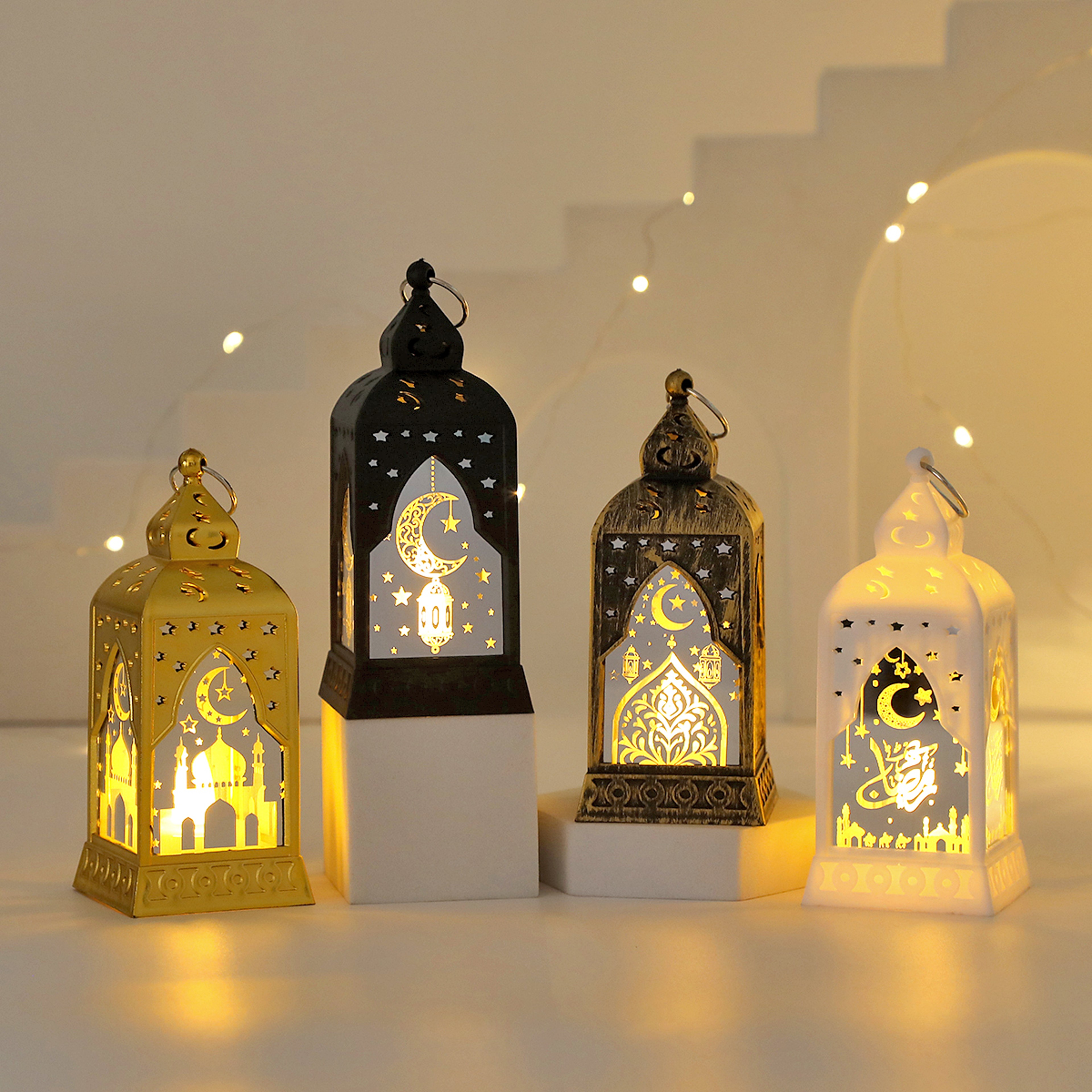 Ramadhan Decorations Eid, LED Lantern Lights Castle Lights, Gifts Table Decorations, Muslim Holiday Supplies – view 1