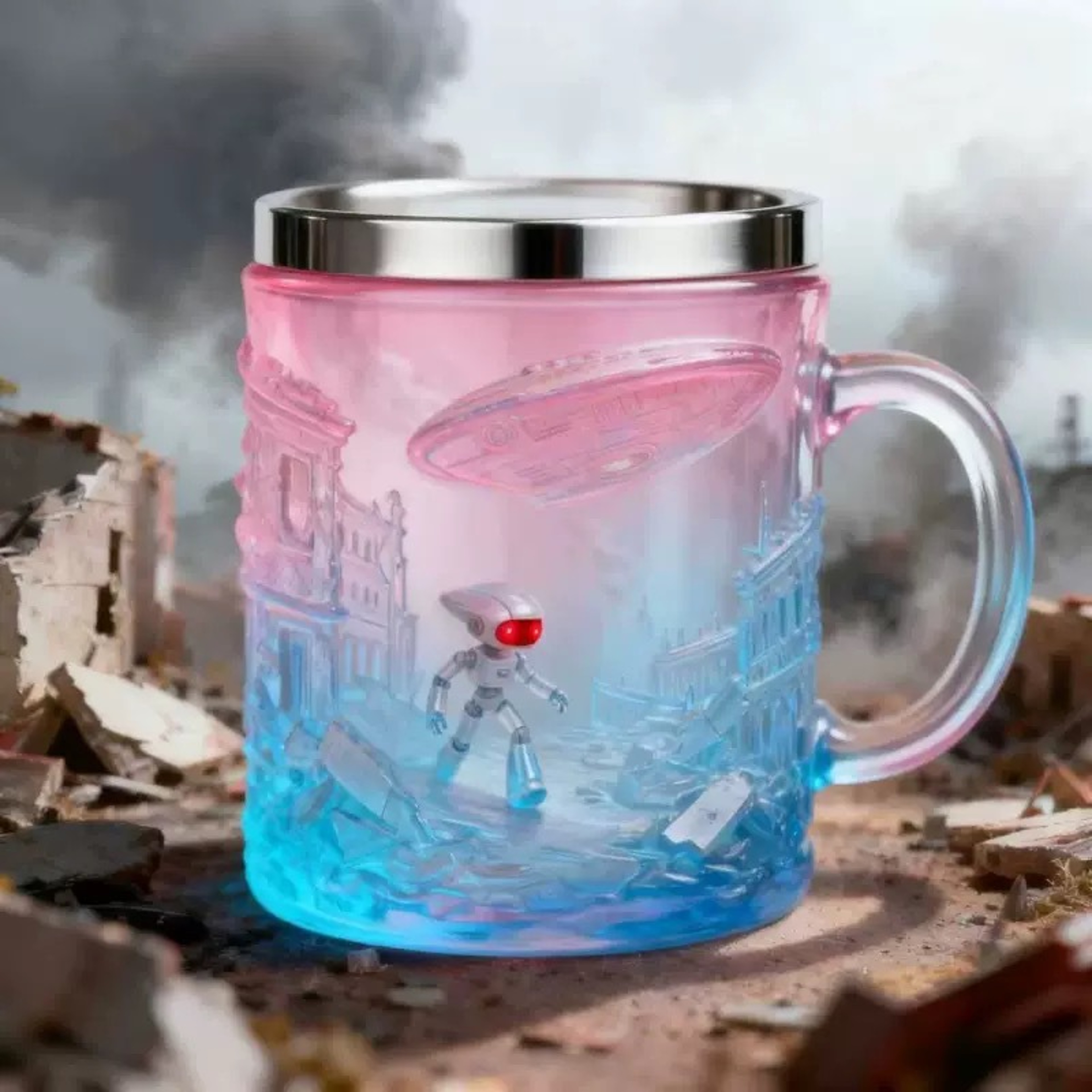 Sci-fi Mug, Coffee Cup, Resin Craft, Household Drinking Cup, Ornament Gift – view 1