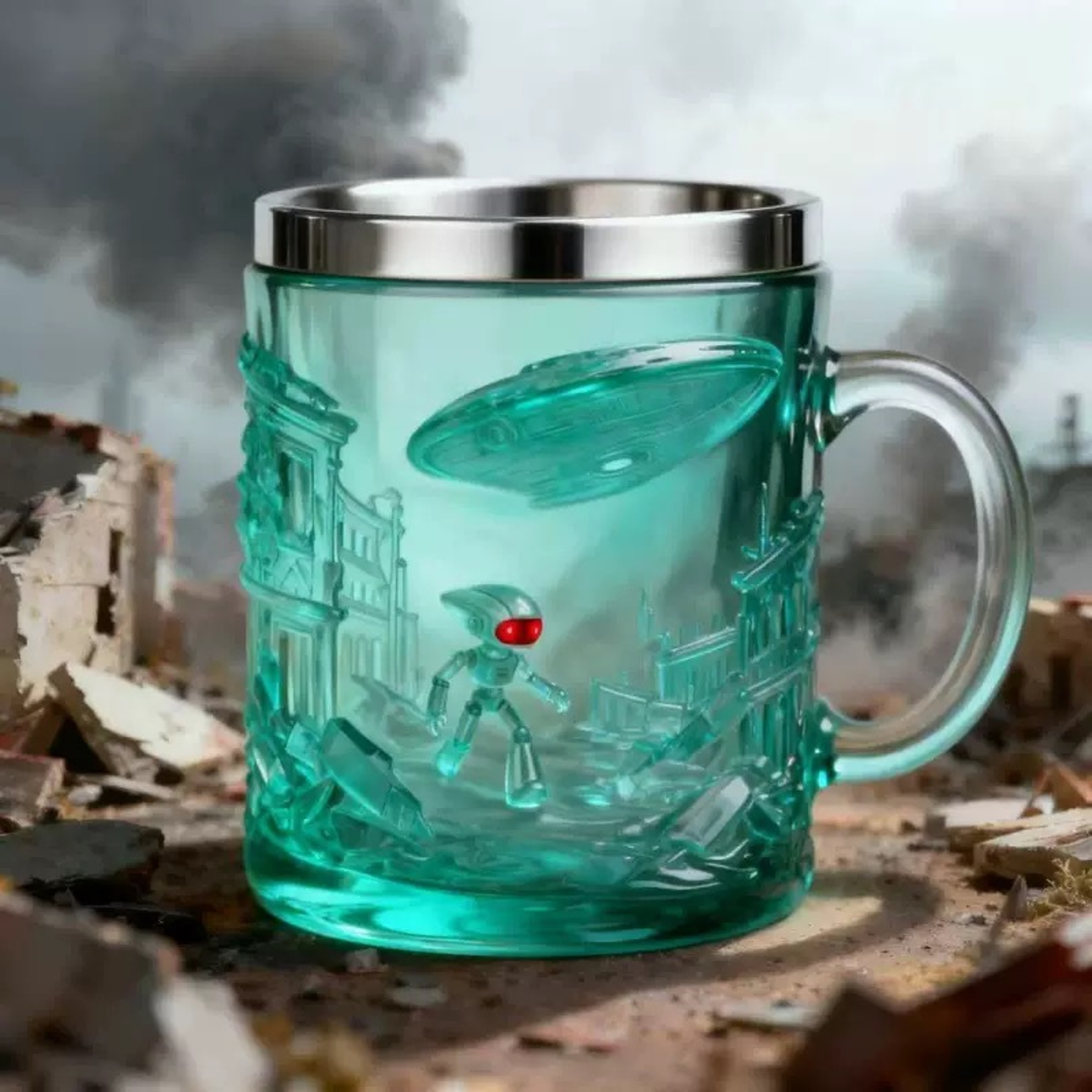 Sci-fi Mug, Coffee Cup, Resin Craft, Household Drinking Cup, Ornament Gift – view 2