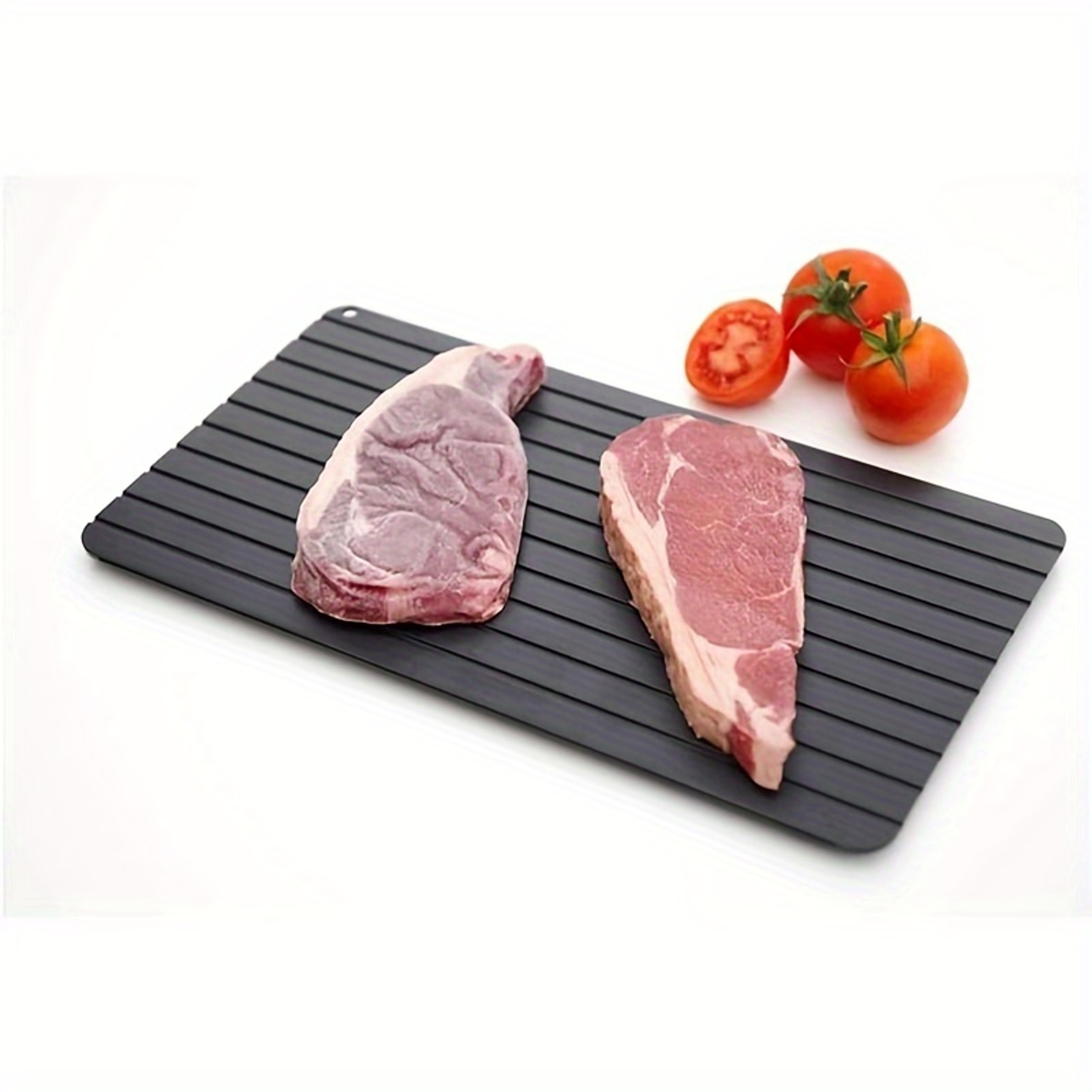 Large Size Thawing Plate for Frozen Meat, Fast Defrosting Tray with Groove Design for Safer Kitchen Use – view 4