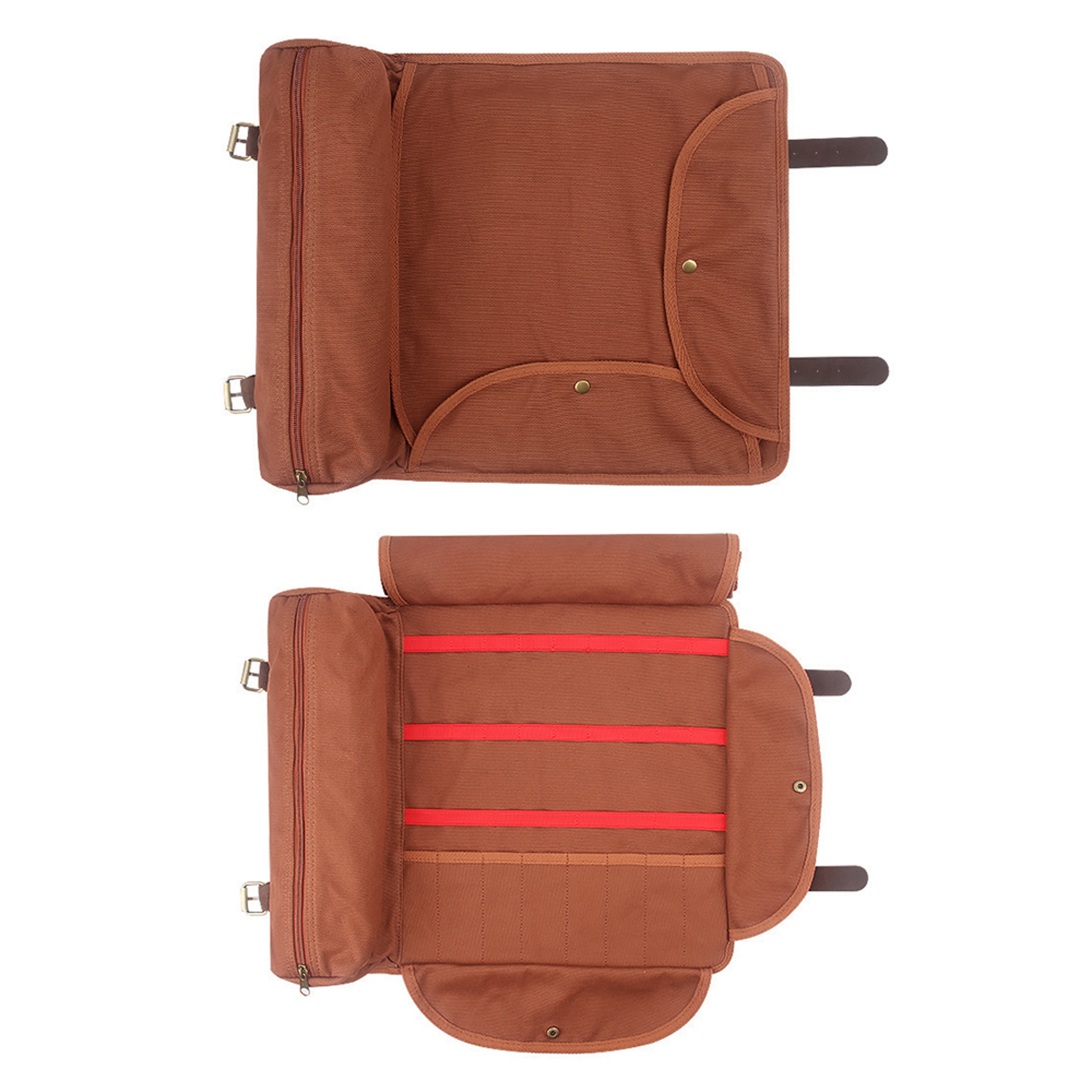 Travel bar tool kit with cocktail set, travel bartender kit, portable bar roll with shoulder strap and accessories1 – view 3