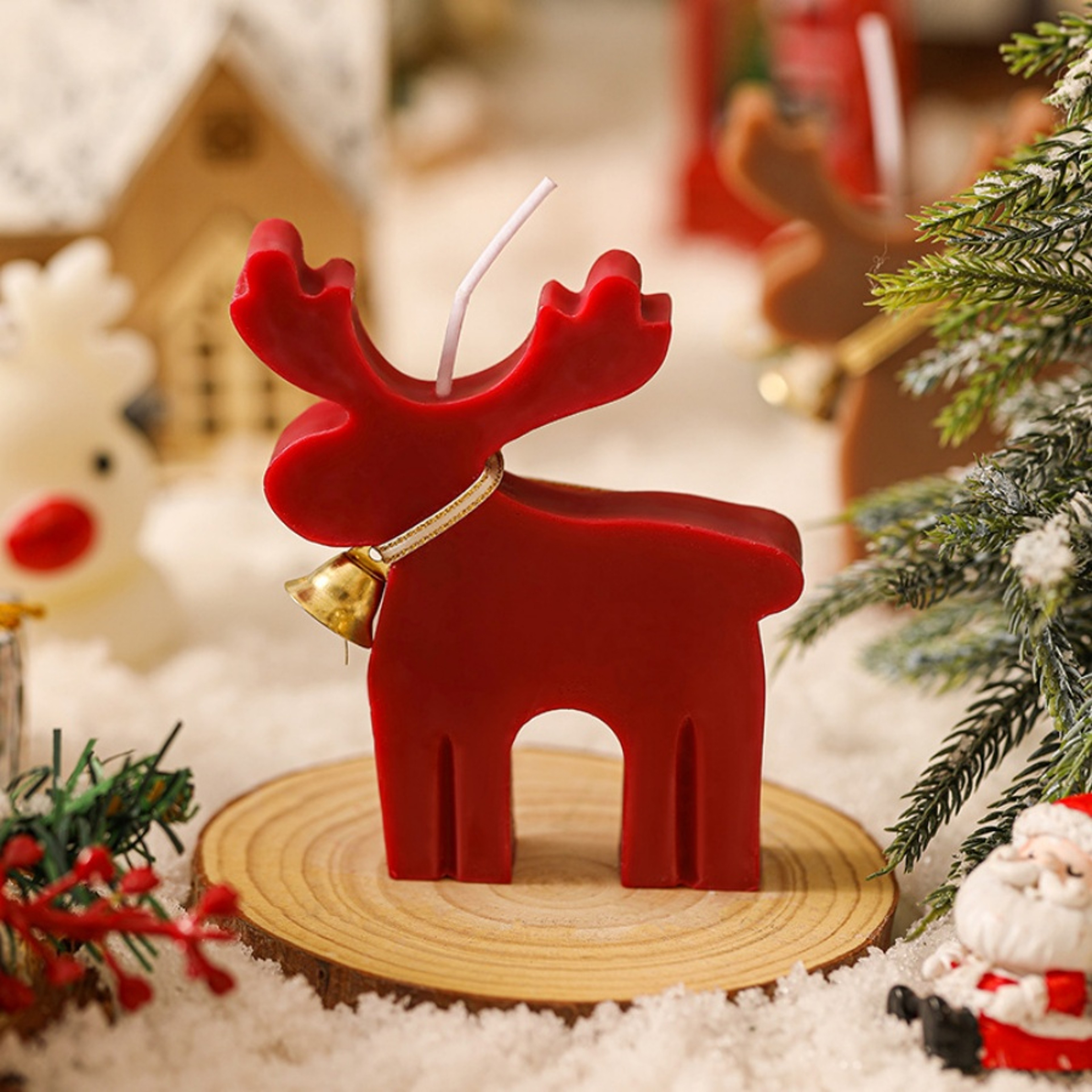 Creative Christmas Reindeer Scented Candle, Festive Atmosphere Decoration Souvenir Gift – view 7