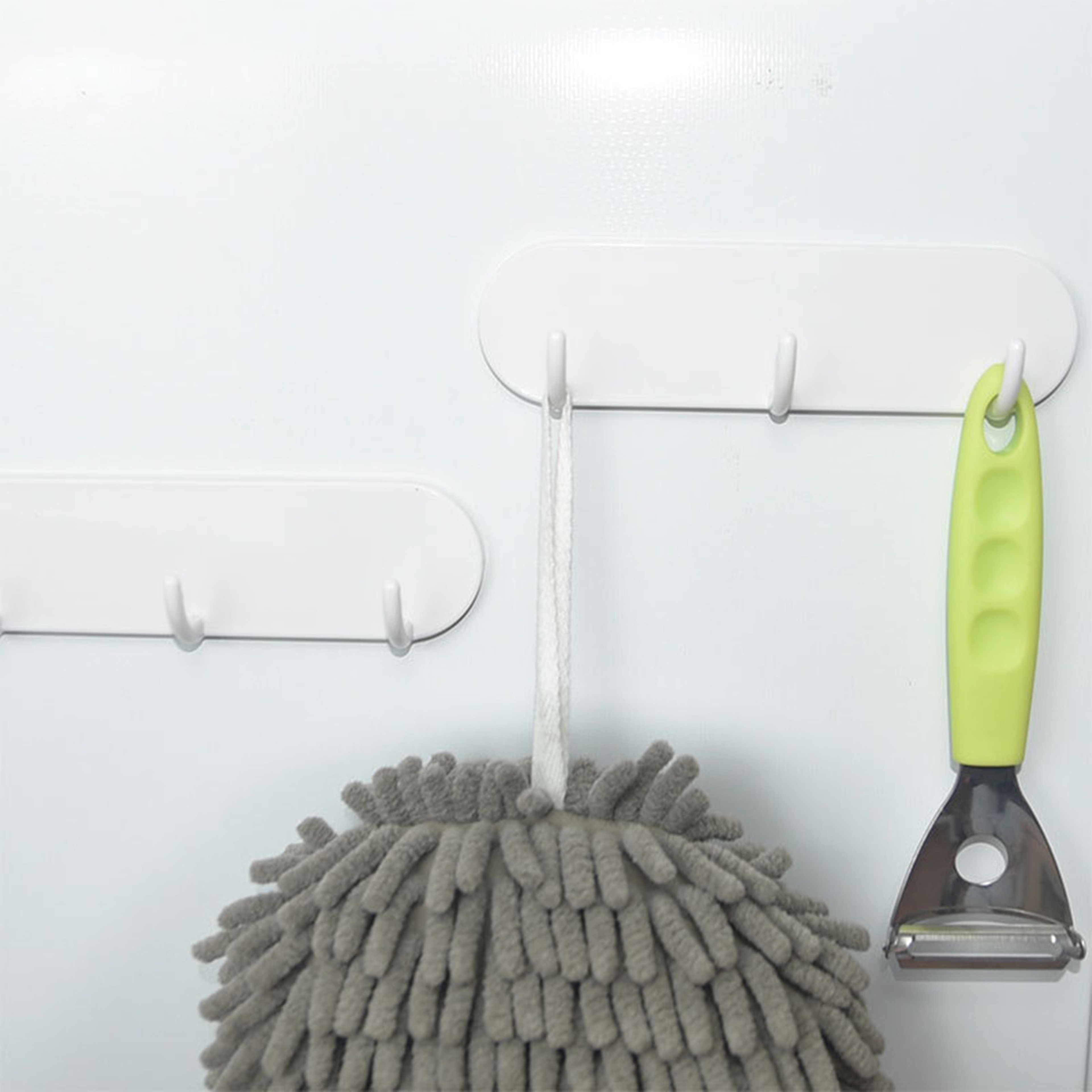 Magnetic Refrigerator Hook, Punch-Free Kitchen Side Hanger, Microwave Oven Iron Door Washing Machine Wall Hook – view 4