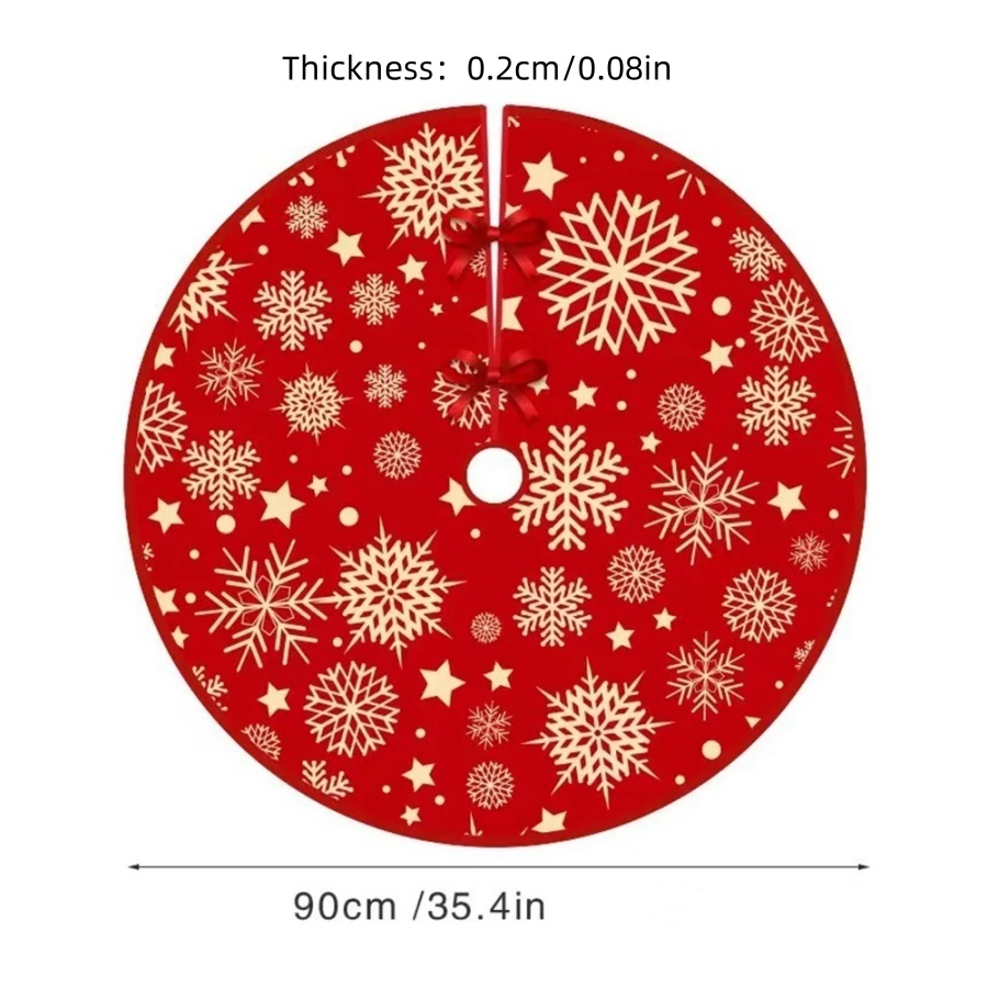 Creative Cute Christmas Tree Base Skirt, Christmas Carpet Decoration for Window and Mall, Atmosphere Holiday Skirt – view 7