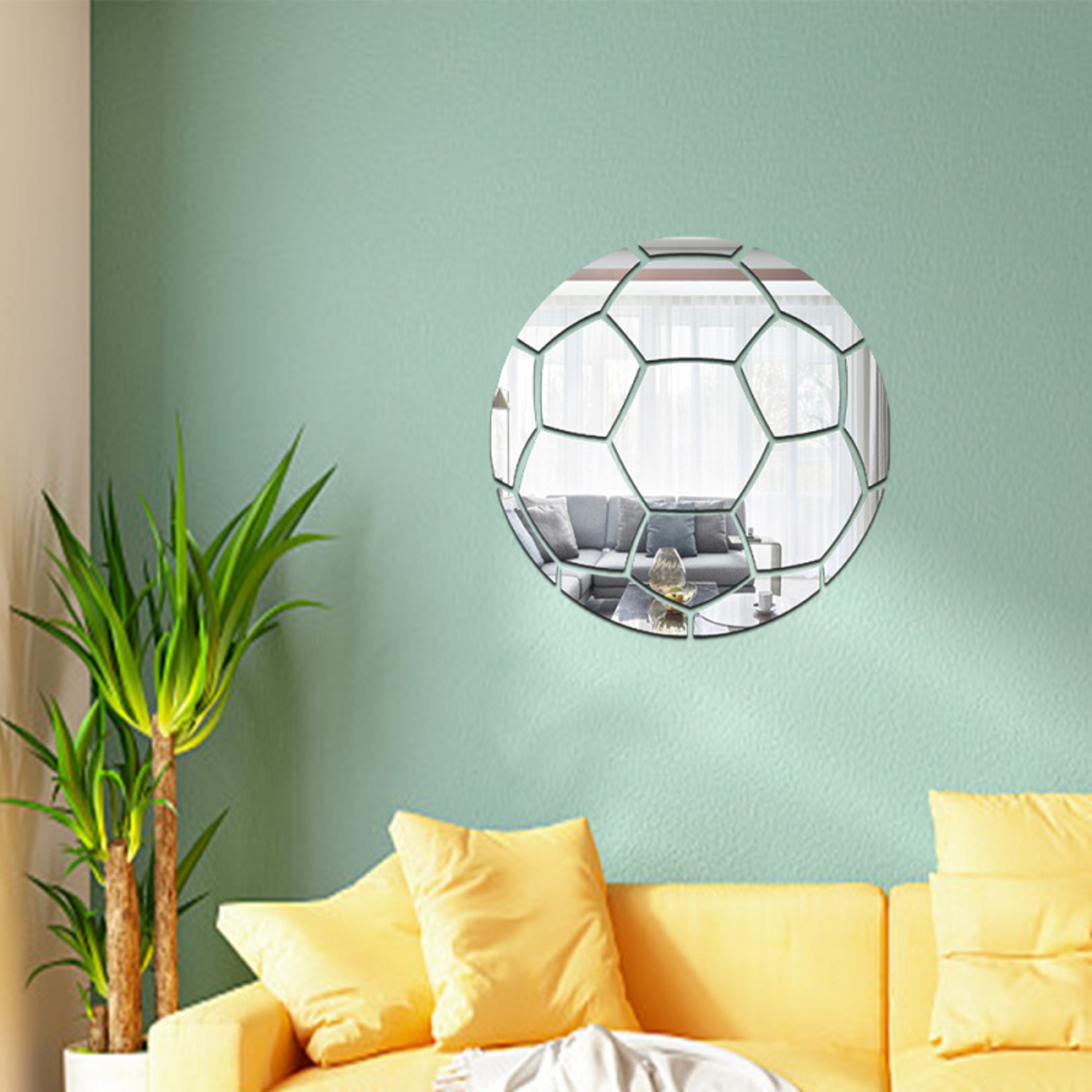 Self-Adhesive Acrylic Wall Decal for Bedroom, Office, Restaurant Decor – view 2
