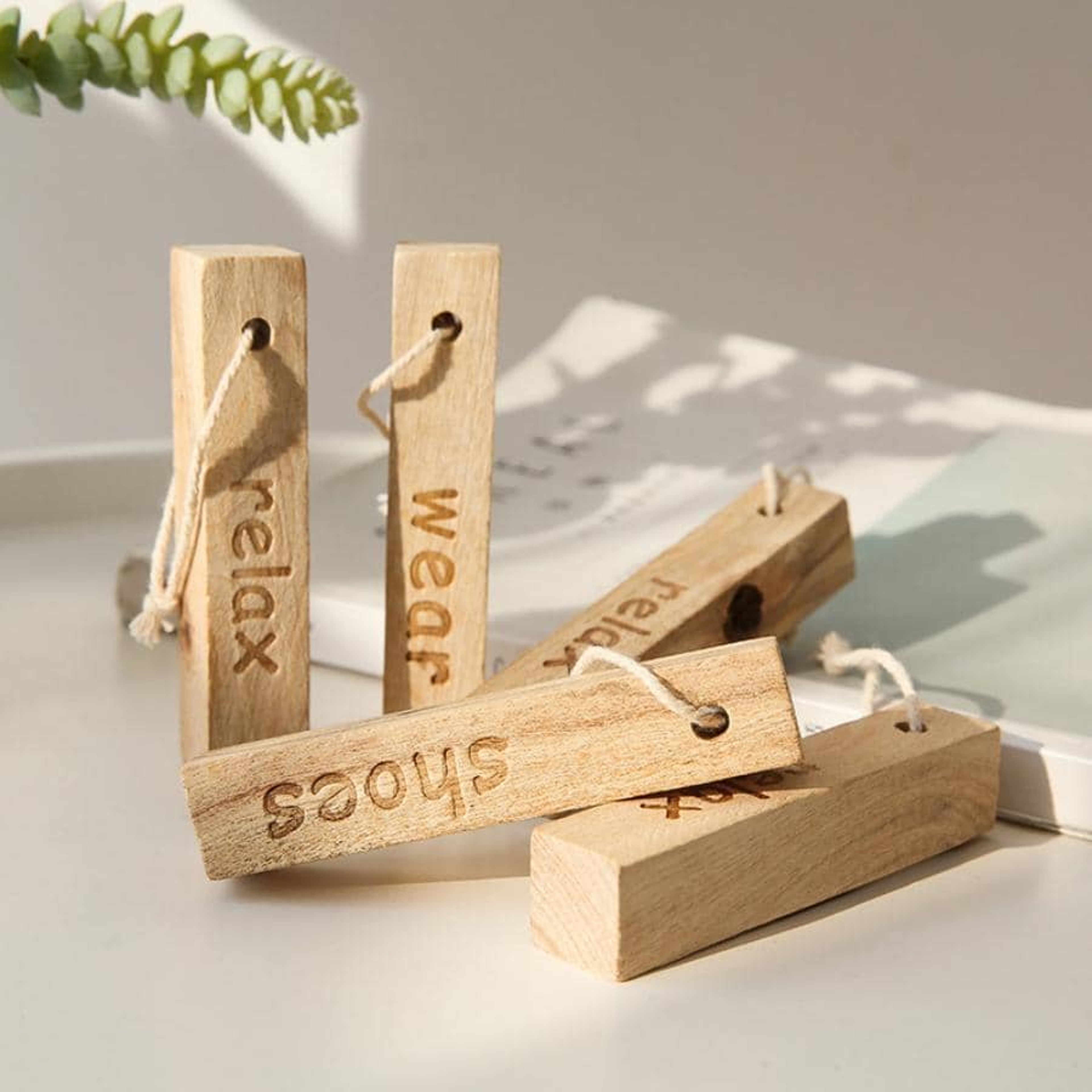 Deodorizing Hygienic Wood Strips for Wardrobe, Anti-Mold & Insect-Proof Moisture Protection – view 1