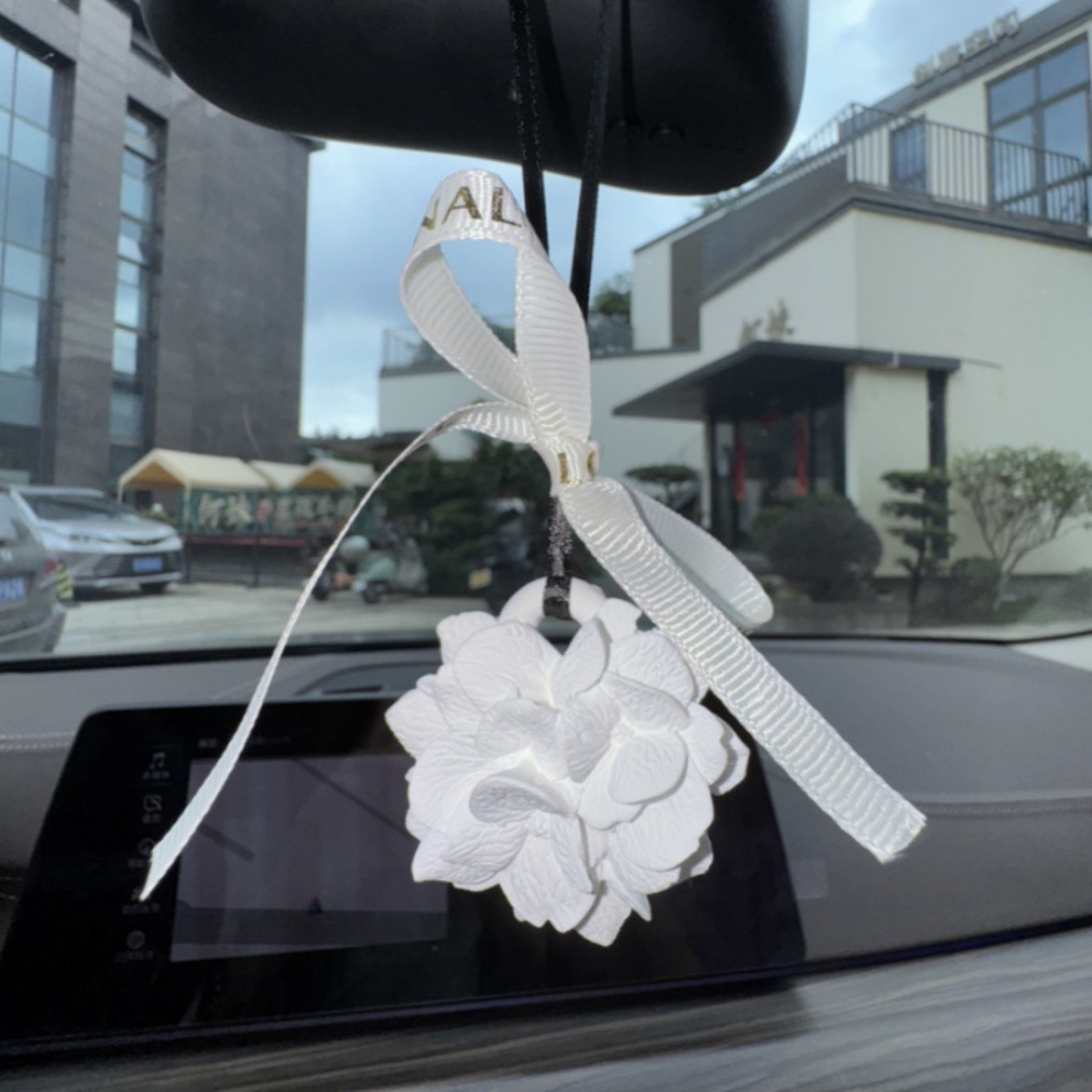 Bathroom Bedroom Wardrobe Hydrangea Aroma Hanging Decoration Aroma Plaster Pendant Diffuser Stone H 0