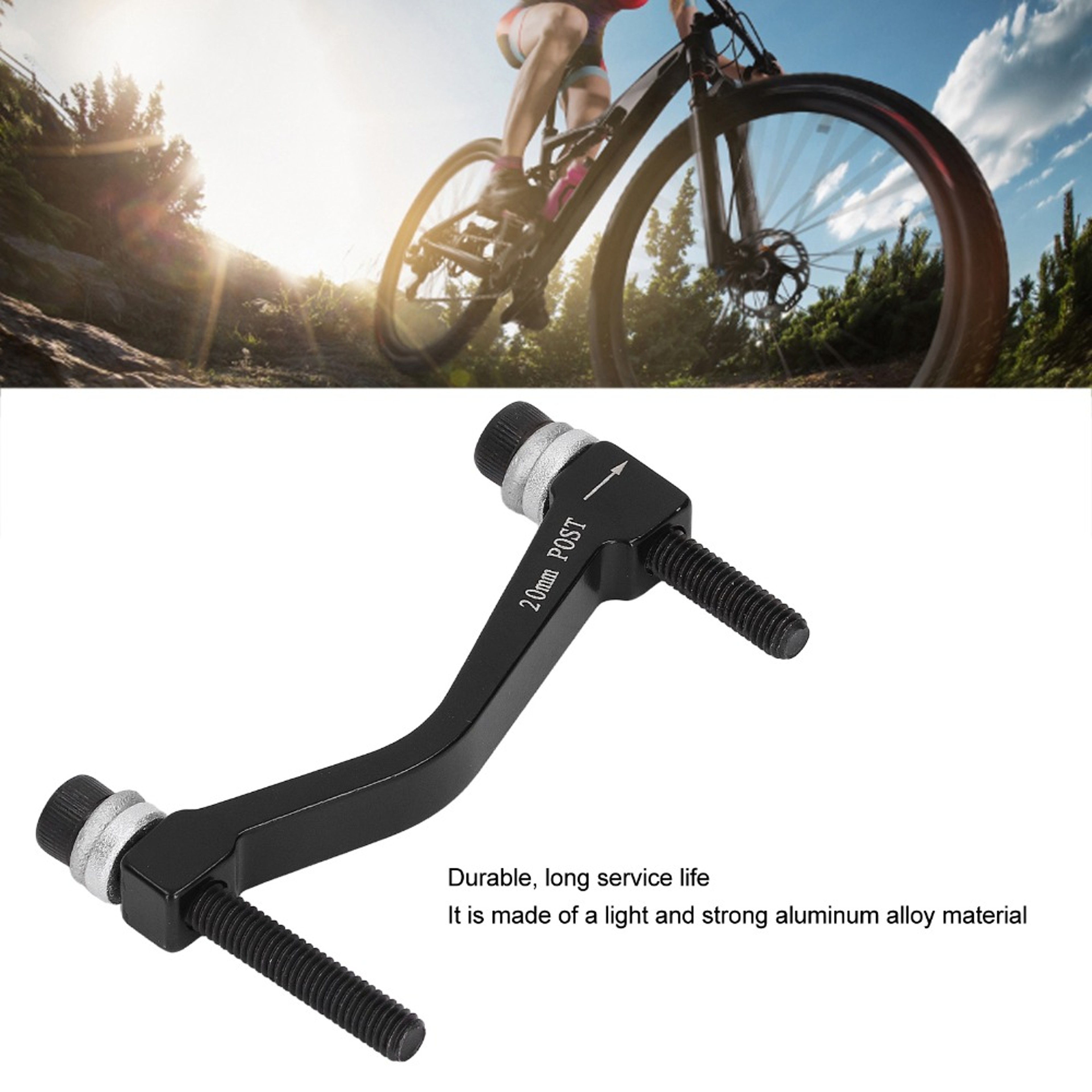 Post Mount Bike Front Disc Adapter, Aluminium Alloy Disc Brake Adapter – view 5