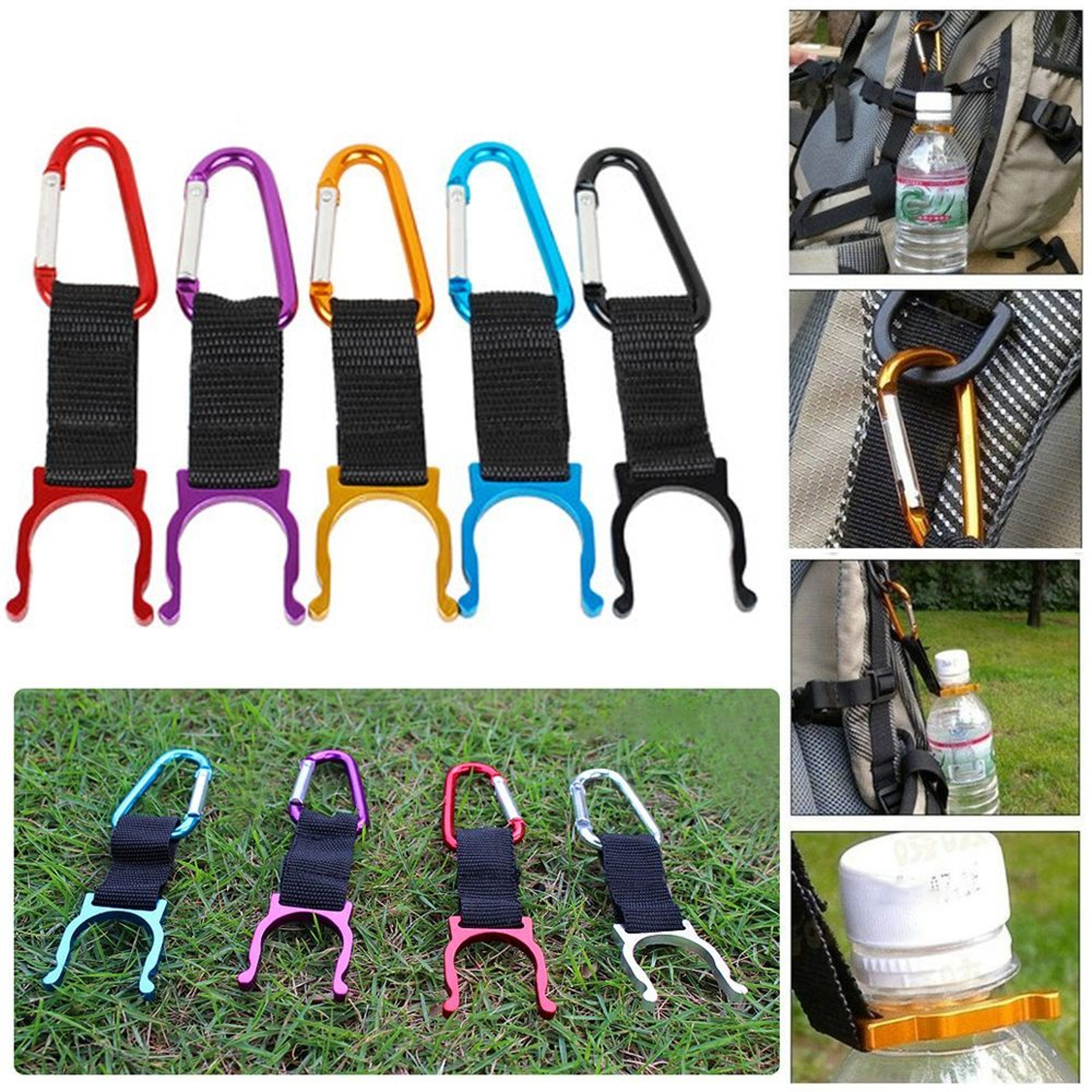 Portable Keychain Buckles, Multifunctional Water Bottle Buckle, Carrying Clip Hook, Kettle Holder – view 2