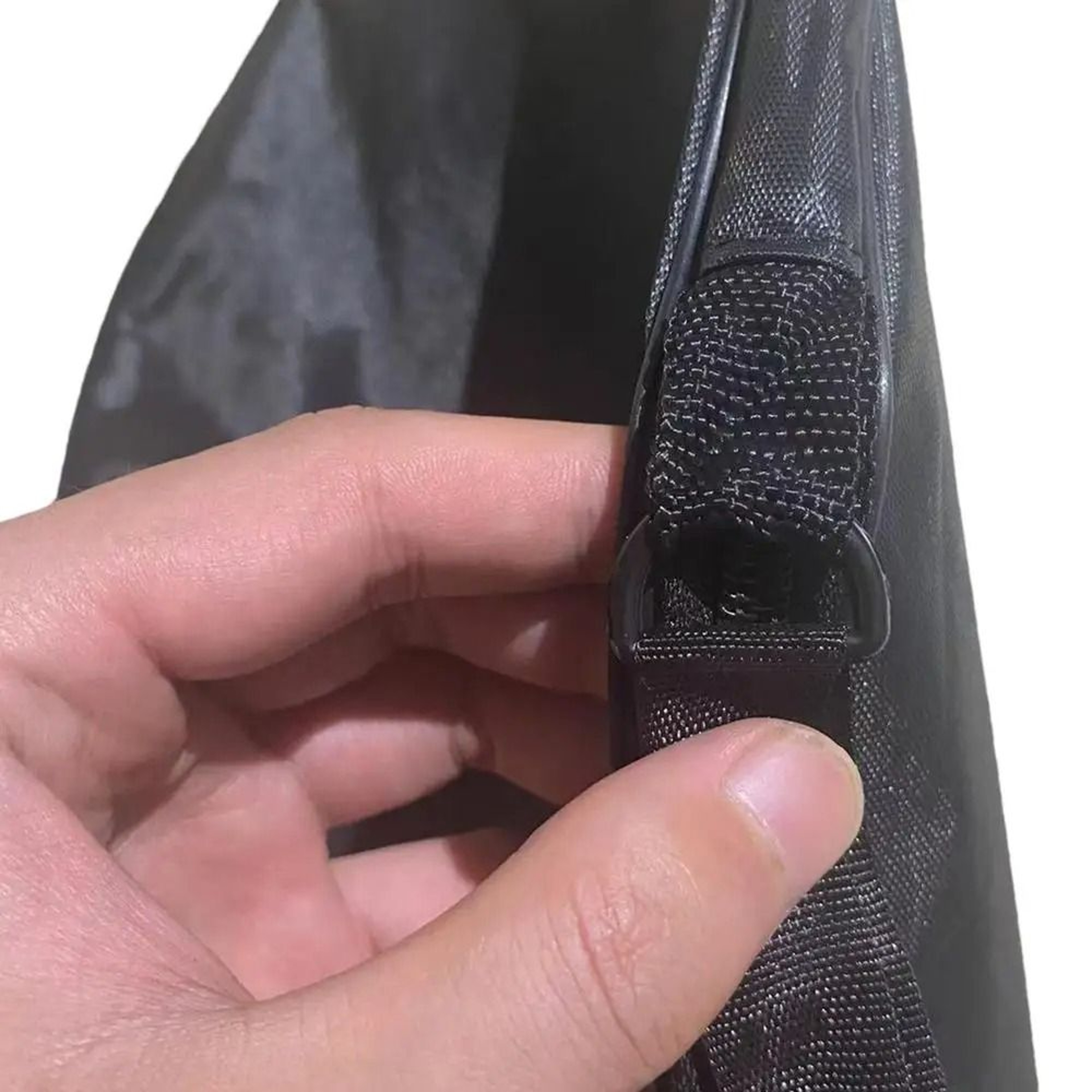 Black Court Racket Bag, Portable Waterproof Lightweight Tennis Racket Protective Cover – view 3