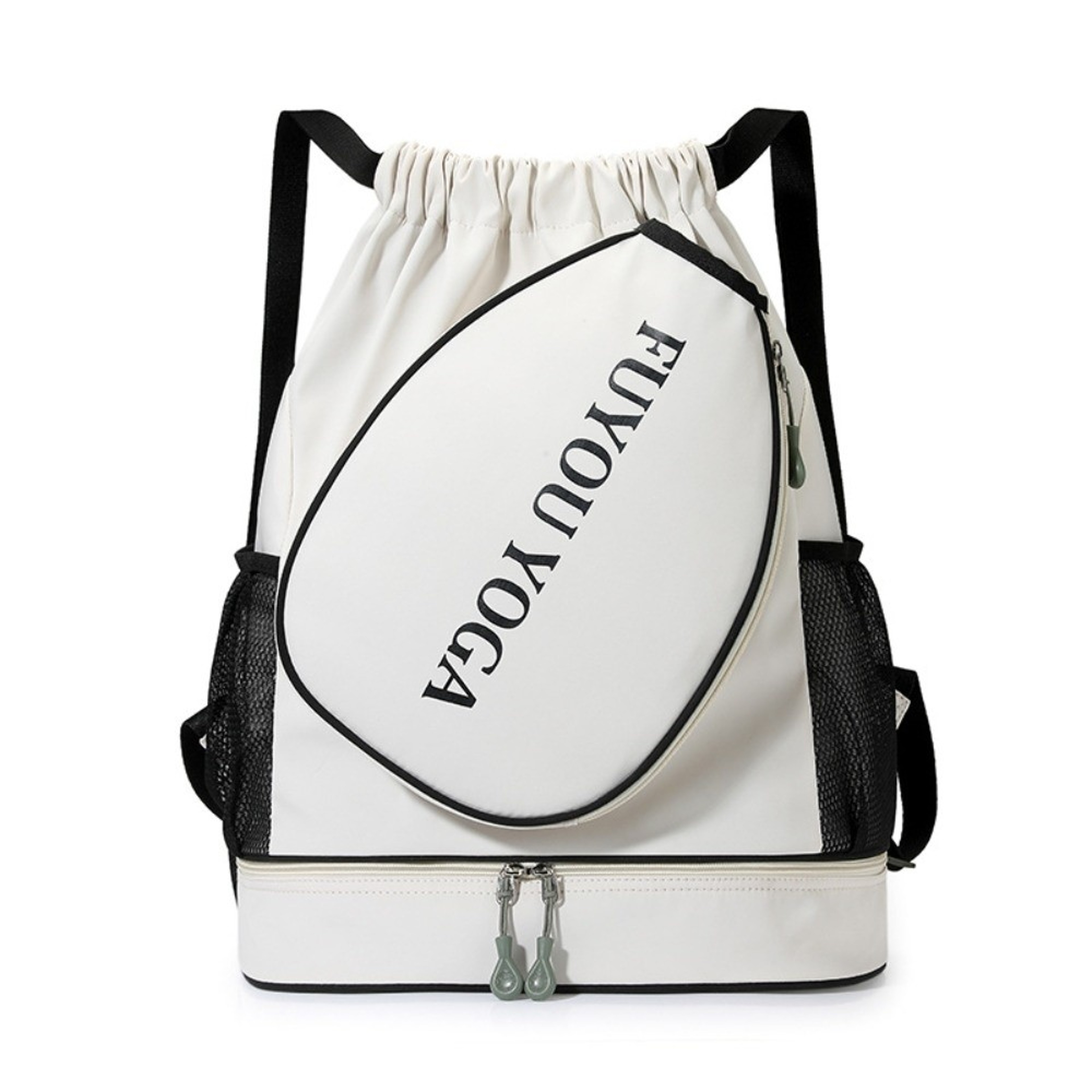 Waterproof Pickleball Racket Bag, Multifunctional Badminton Racket Backpack with Large Capacity, Shoes Pocket Sports Bag – view 7
