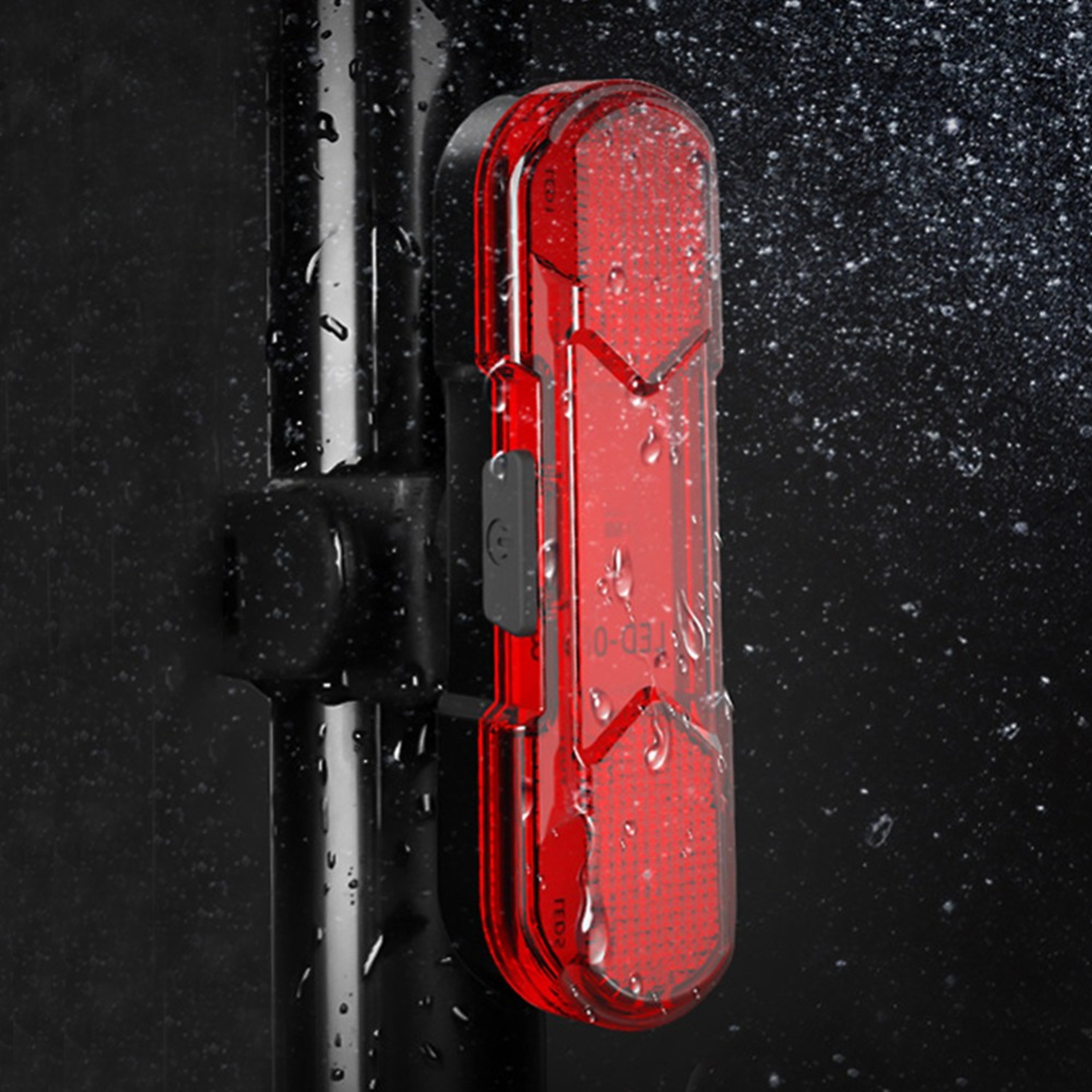 Rechargeable USB Bike Tail Light, LED Safety Light for Bicycle Riding with Lighting Modes – view 2