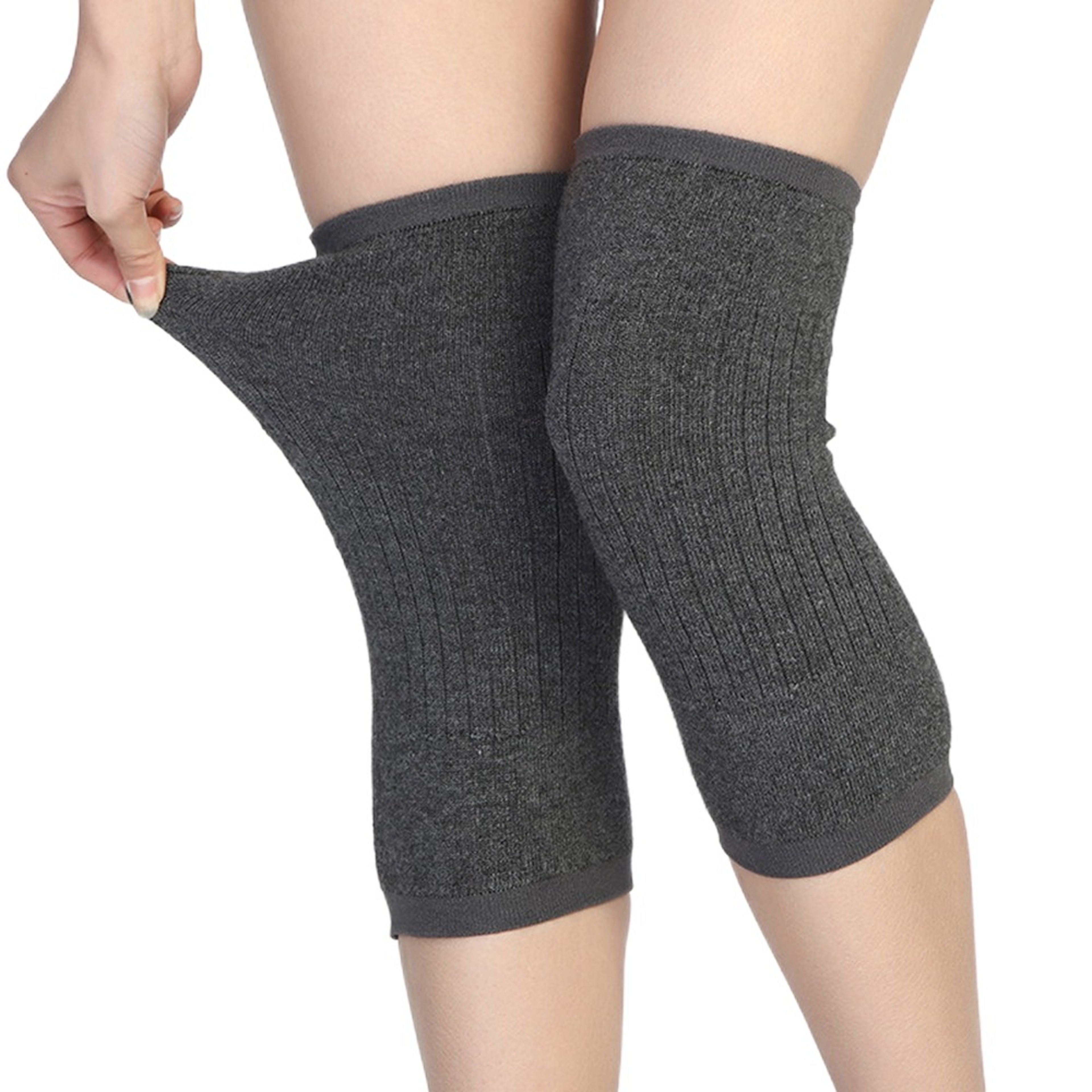 Warm Knee Protector, Velvet Thermal Leg Support for Winter, Heat Storage – view 7