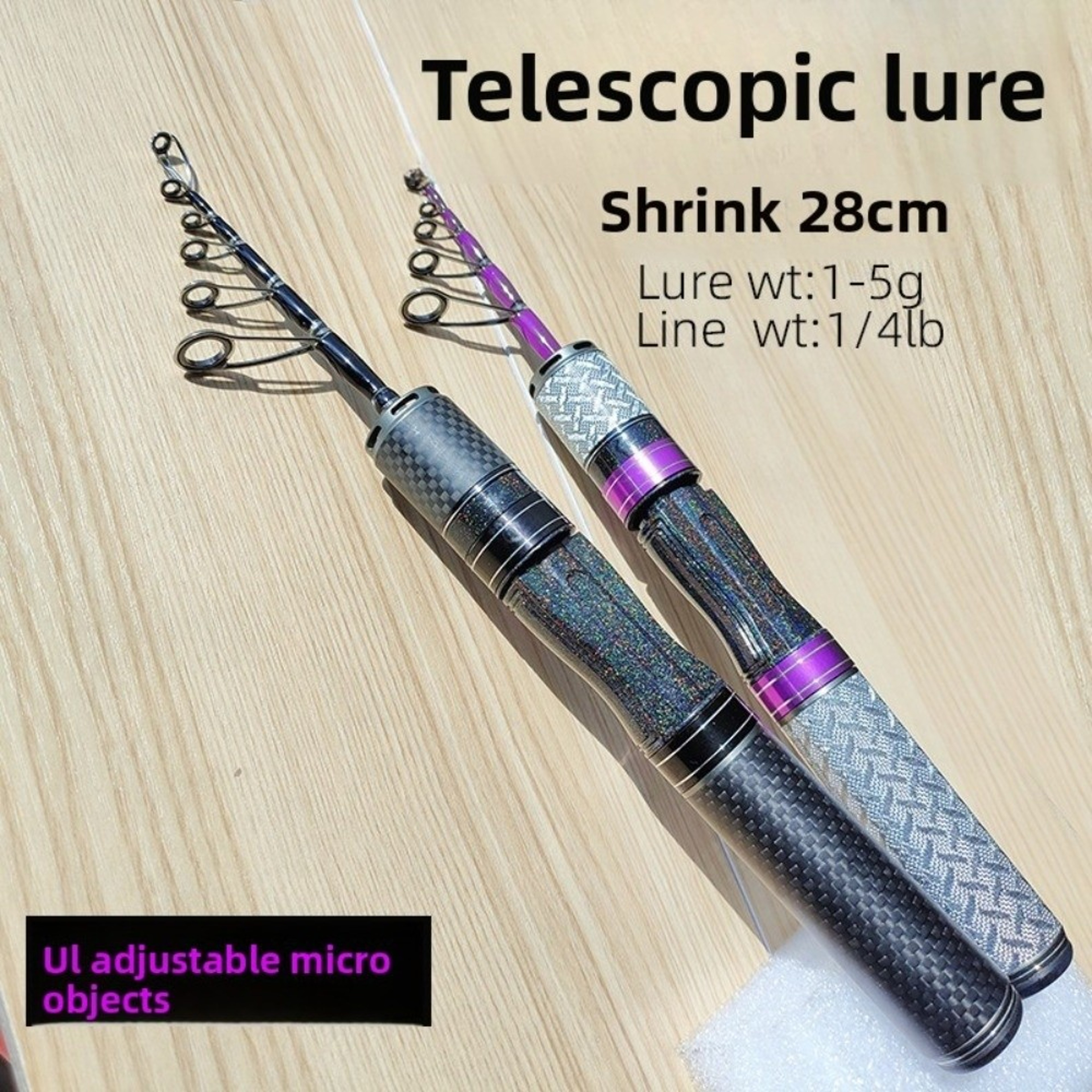 Portable Travel Rod, UL Tuned Ultra-Short Mini Rod, Retractable Design – view 1