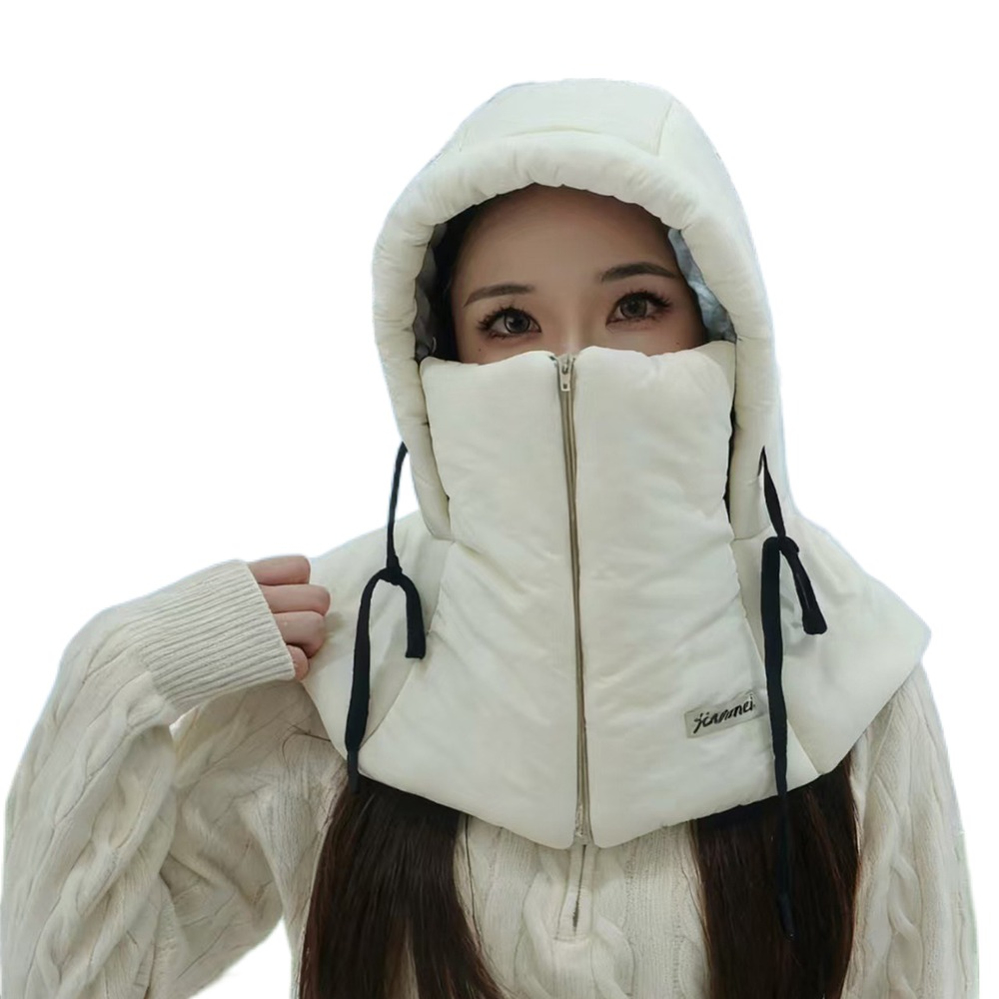 Warm Thickened Winter Ski Hat, Full Cover Balaclava Mask, Windproof Face Ear Bomber Hat Cap for Unisex – view 7