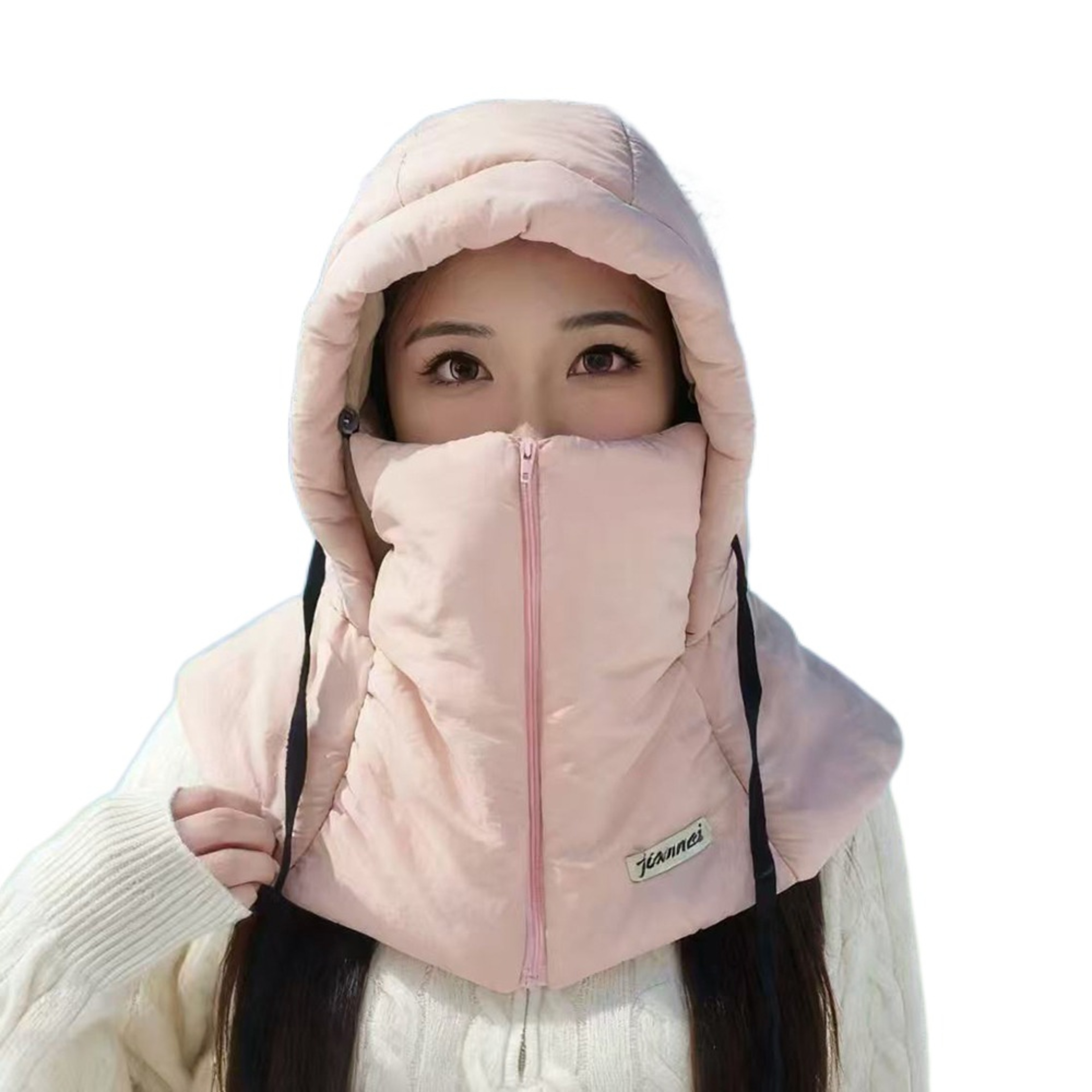 Warm Thickened Winter Ski Hat, Full Cover Balaclava Mask, Windproof Face Ear Bomber Hat Cap for Unisex – view 8